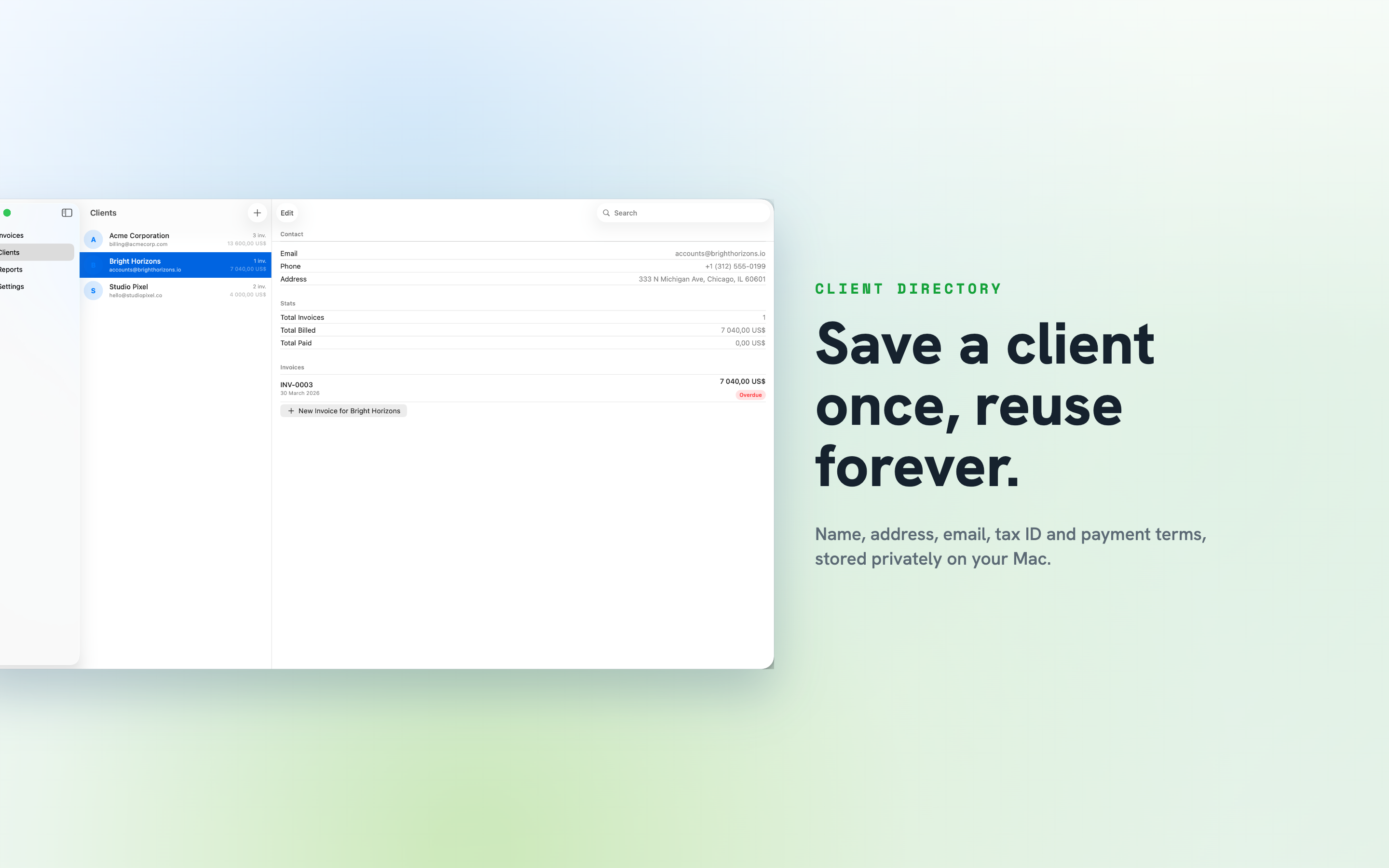 Invoice Maker Mac screenshot 6