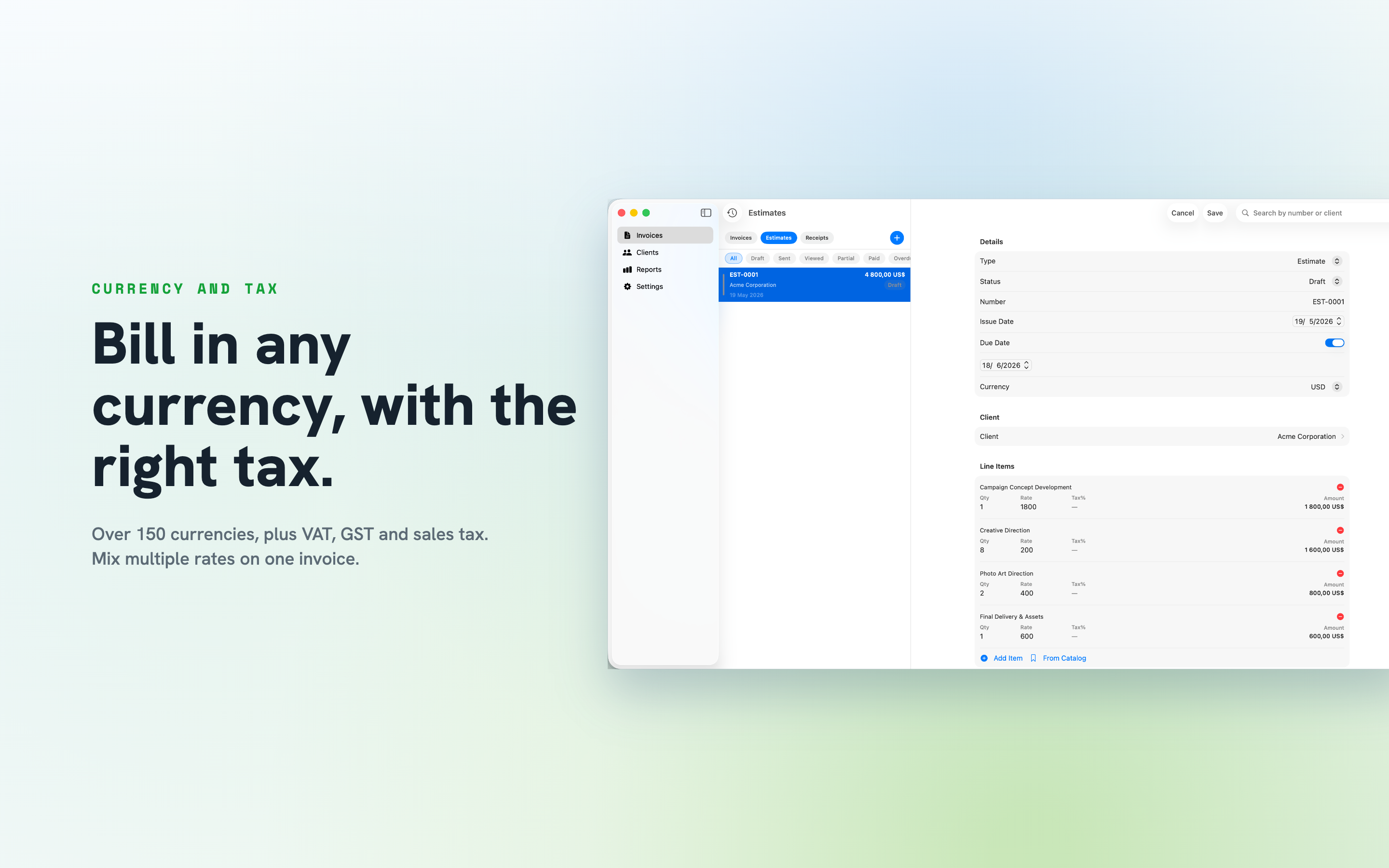 Invoice Maker Mac screenshot 7