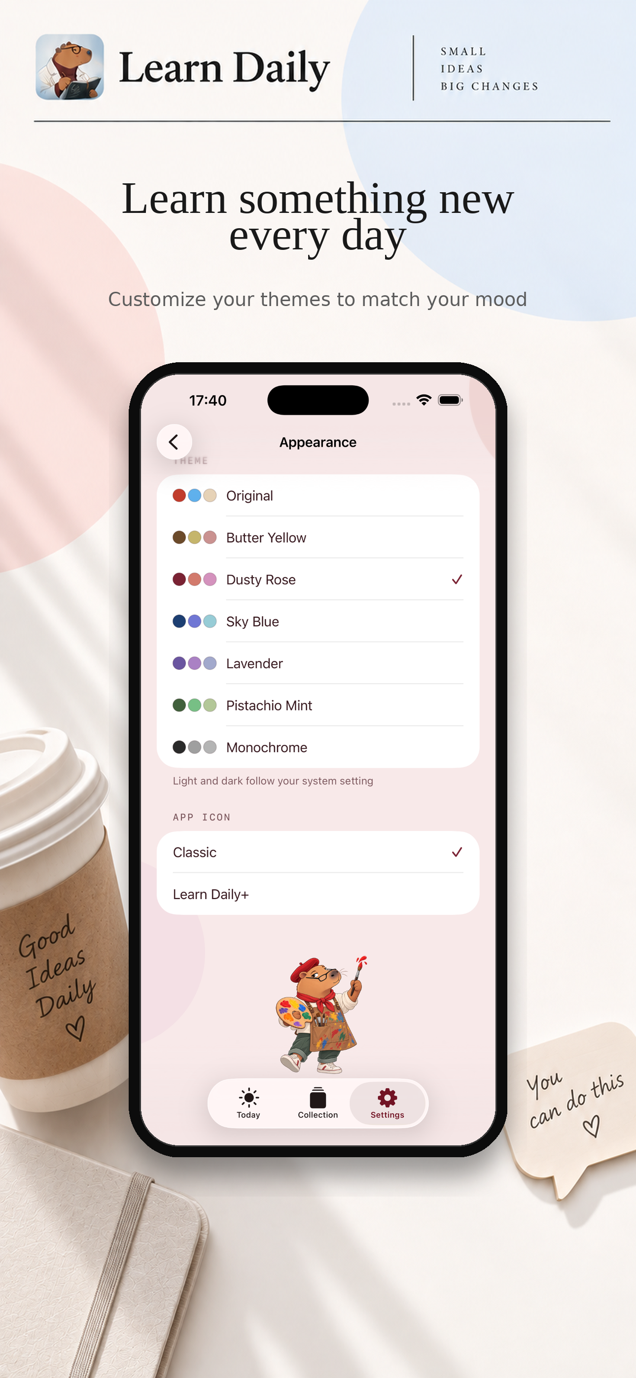 Learn Daily on iPhone, screen 8