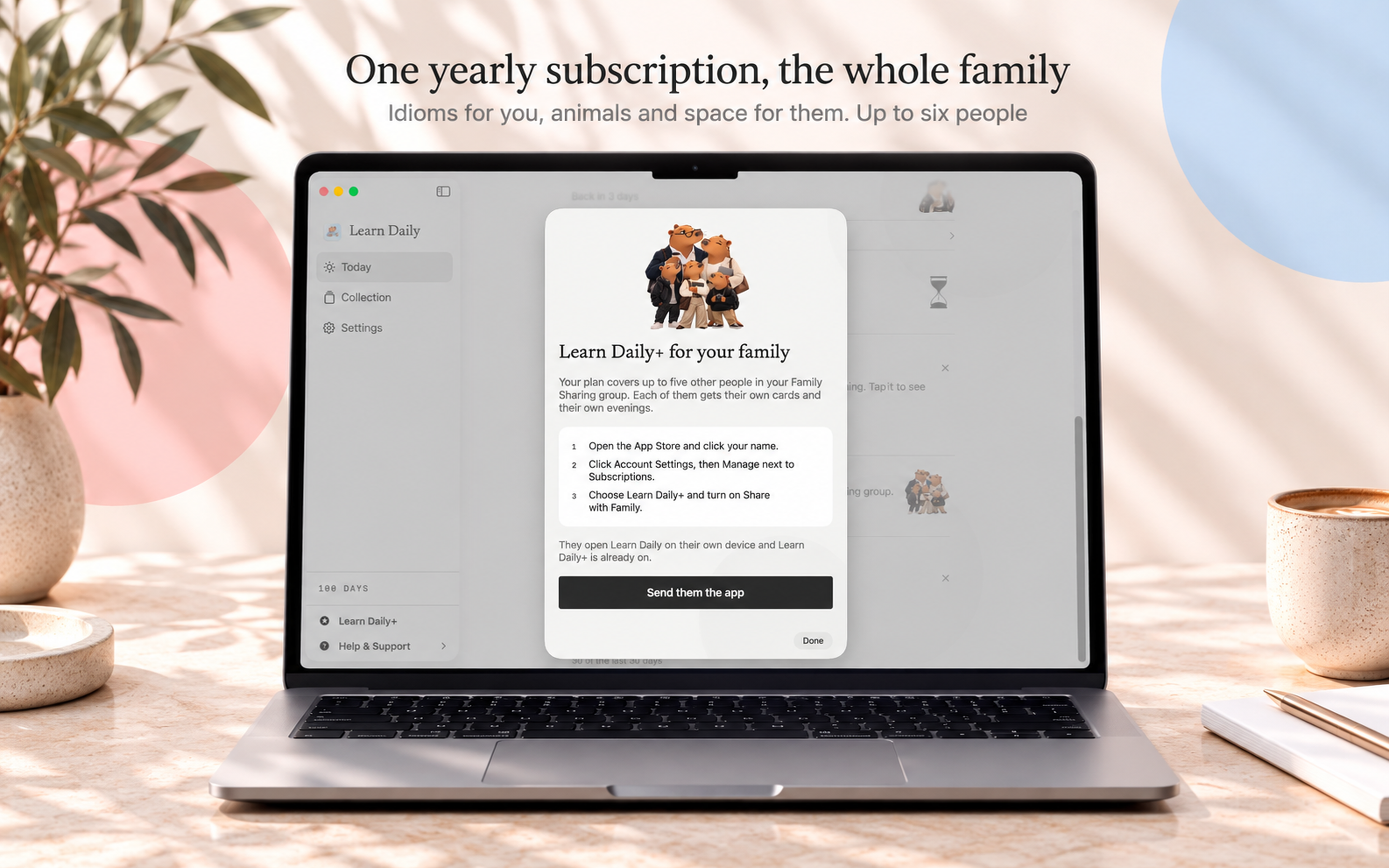 Learn Daily on Mac, screen 10