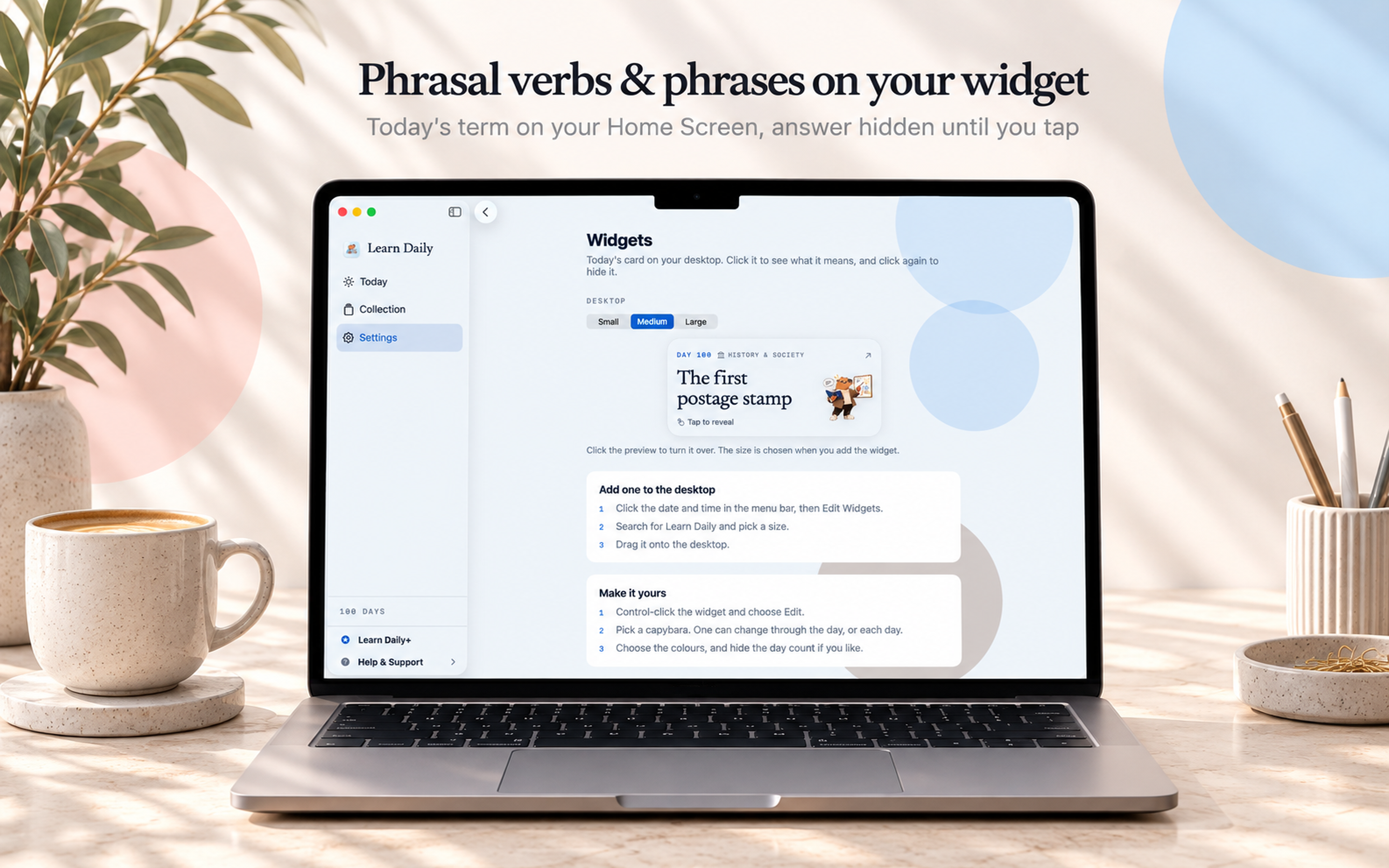 Learn Daily on Mac, screen 5