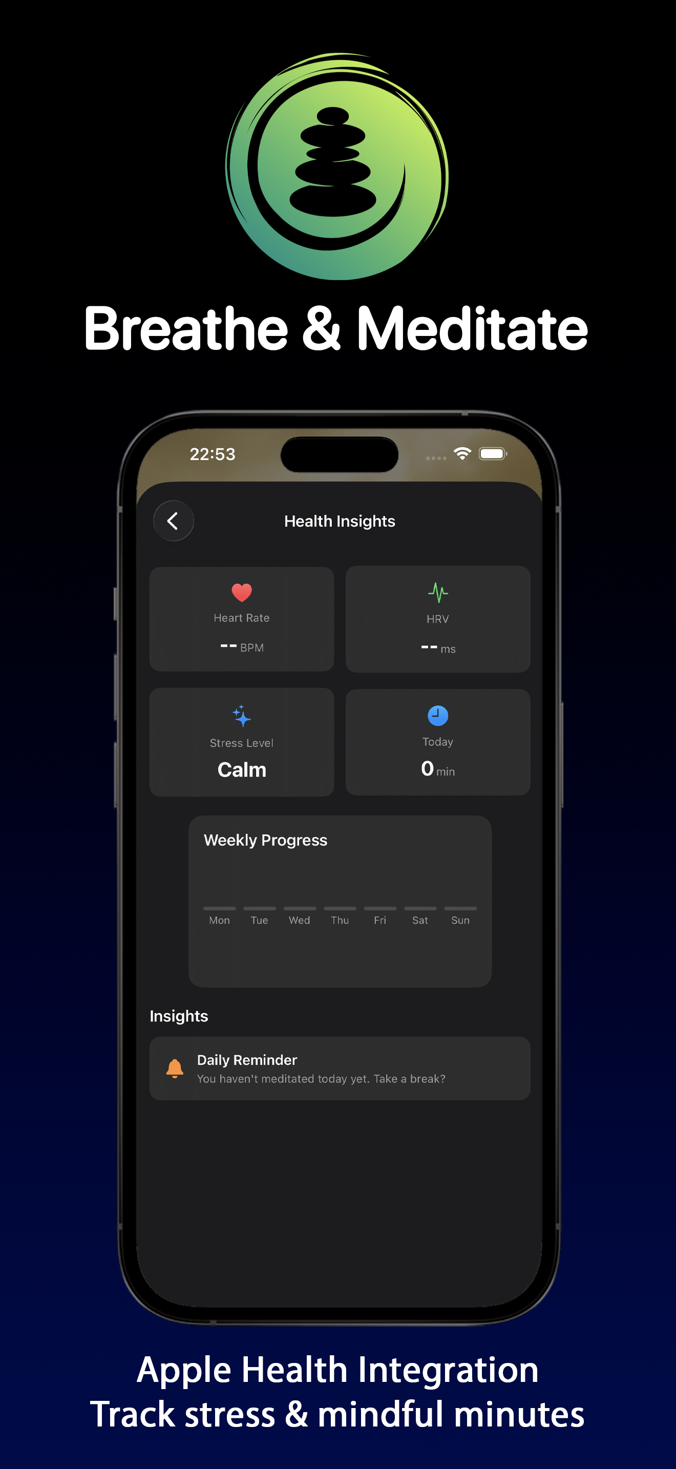 Breathe & Meditate iPhone screenshot 3