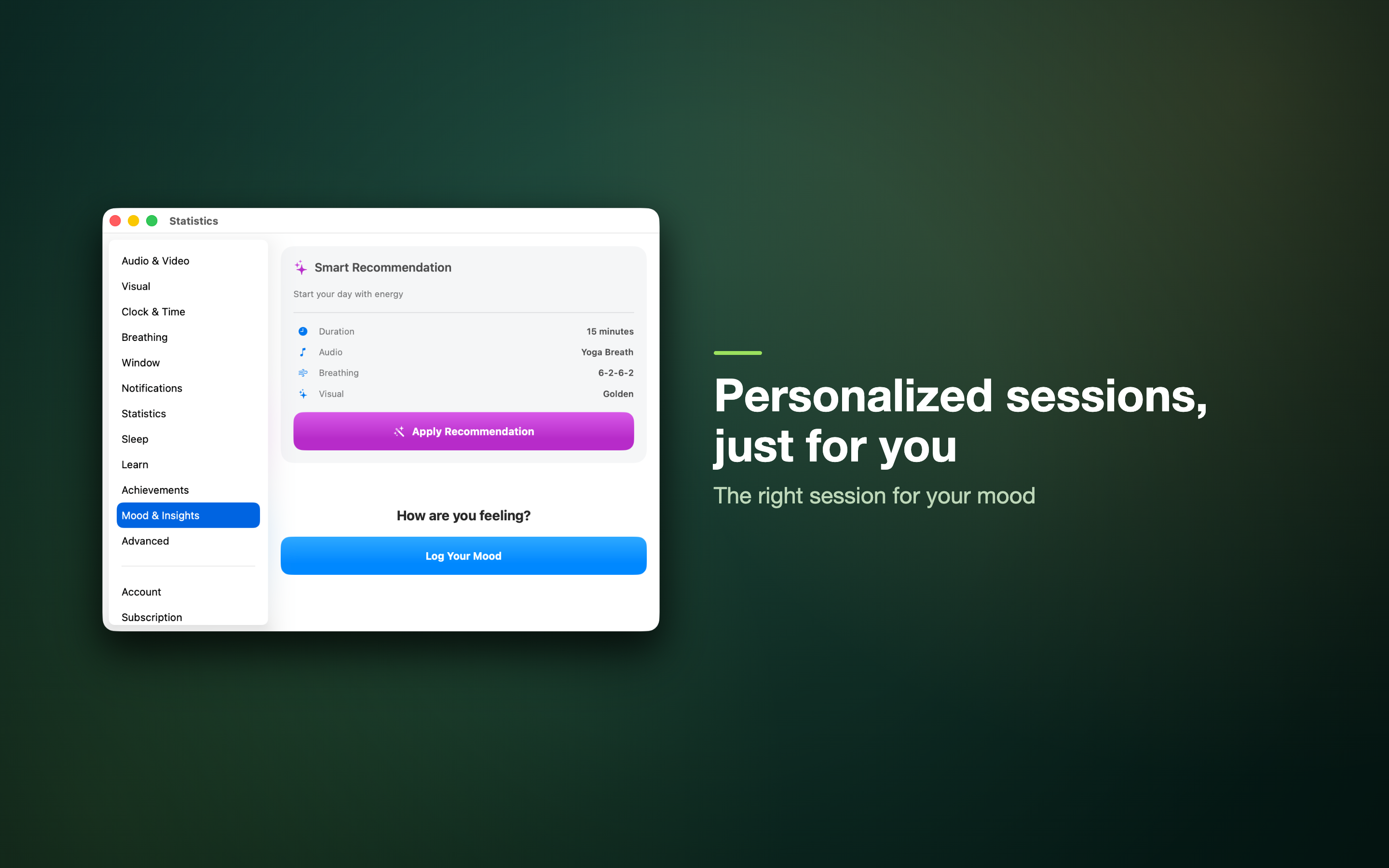 Breathe & Meditate macOS screenshot 8