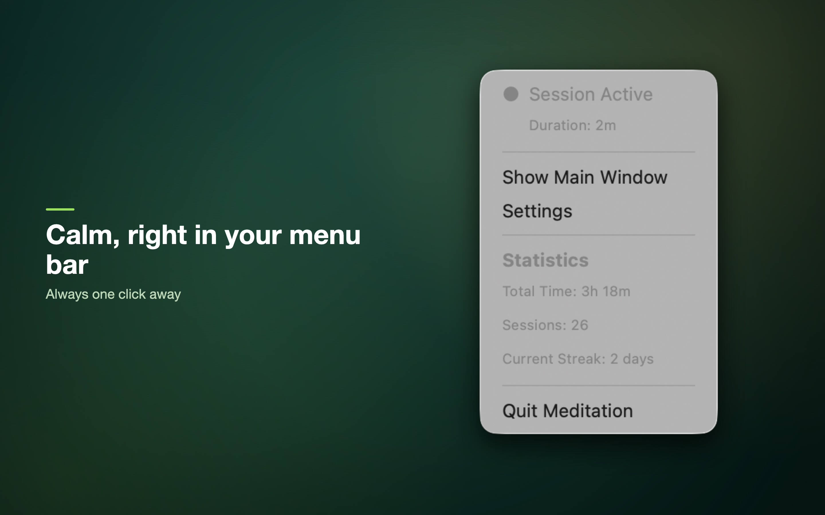 Breathe & Meditate macOS screenshot 9