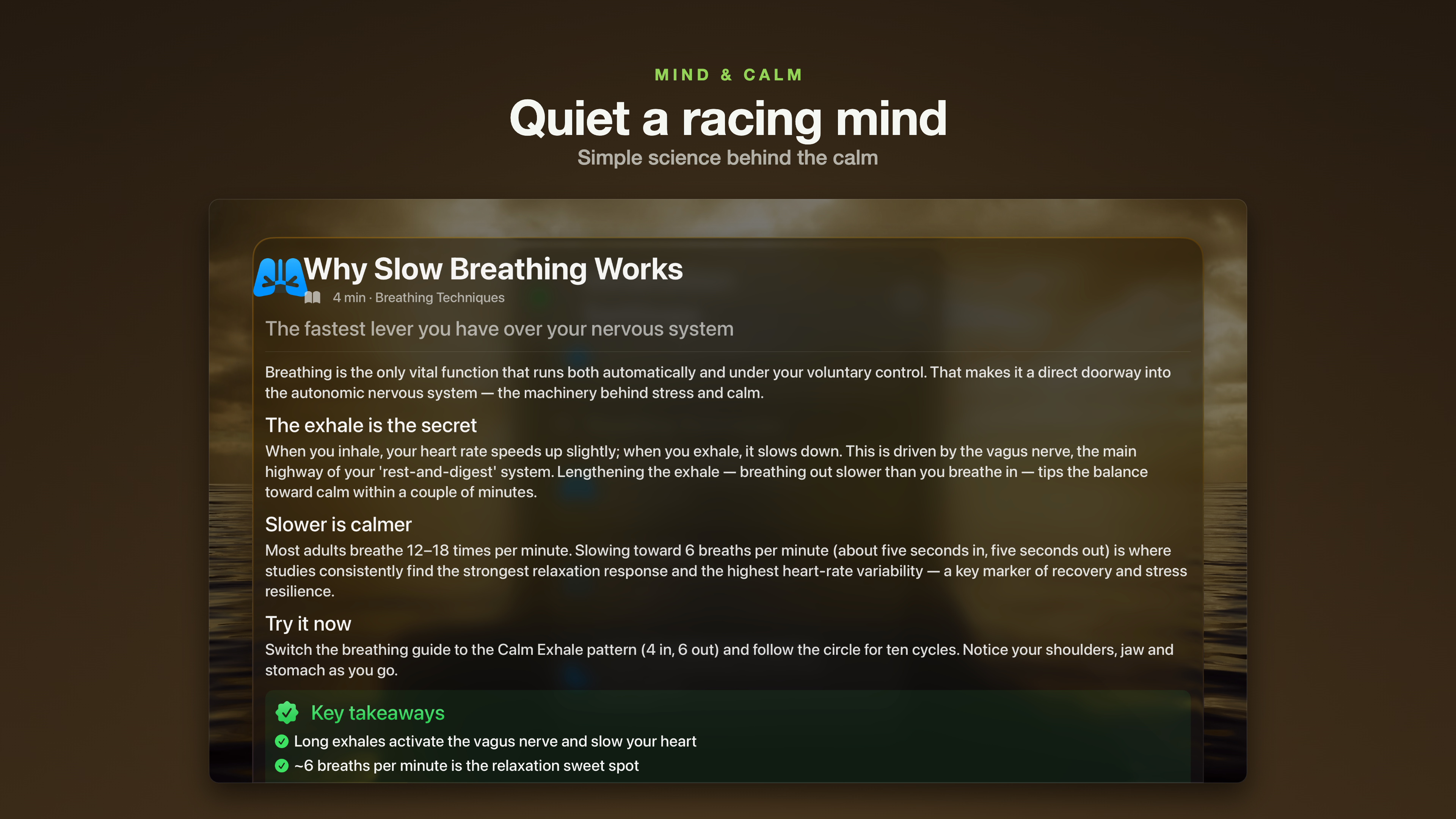 Breathe & Meditate Apple TV screenshot 10