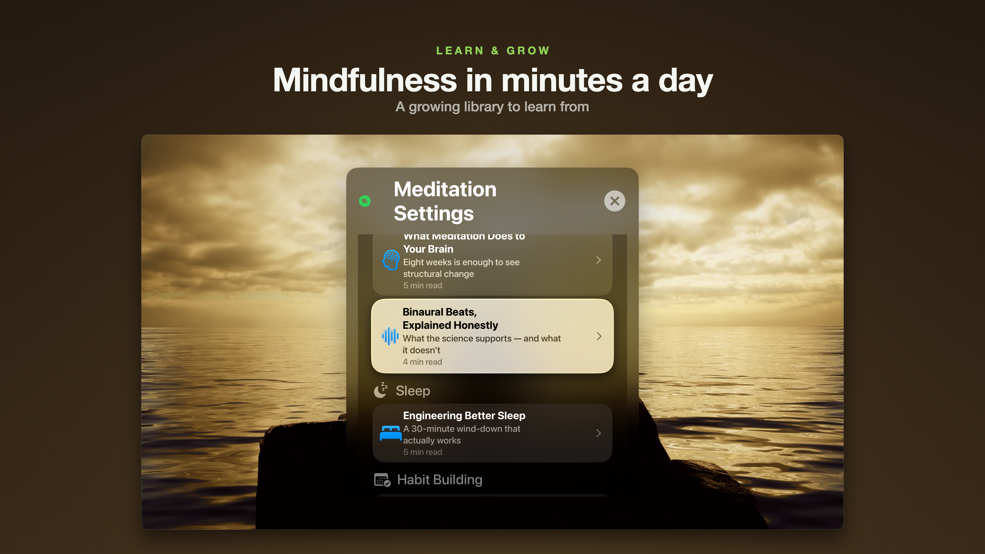 Breathe & Meditate Apple TV screenshot 9