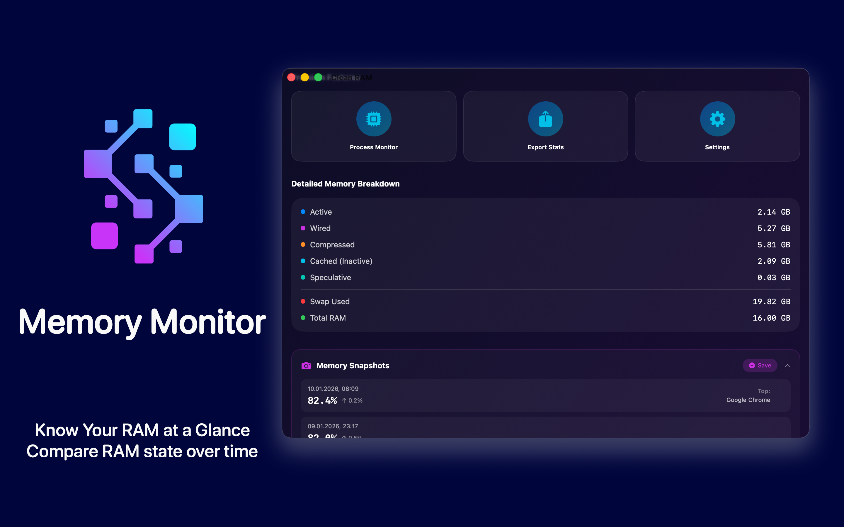 Memory Monitor screenshot 2