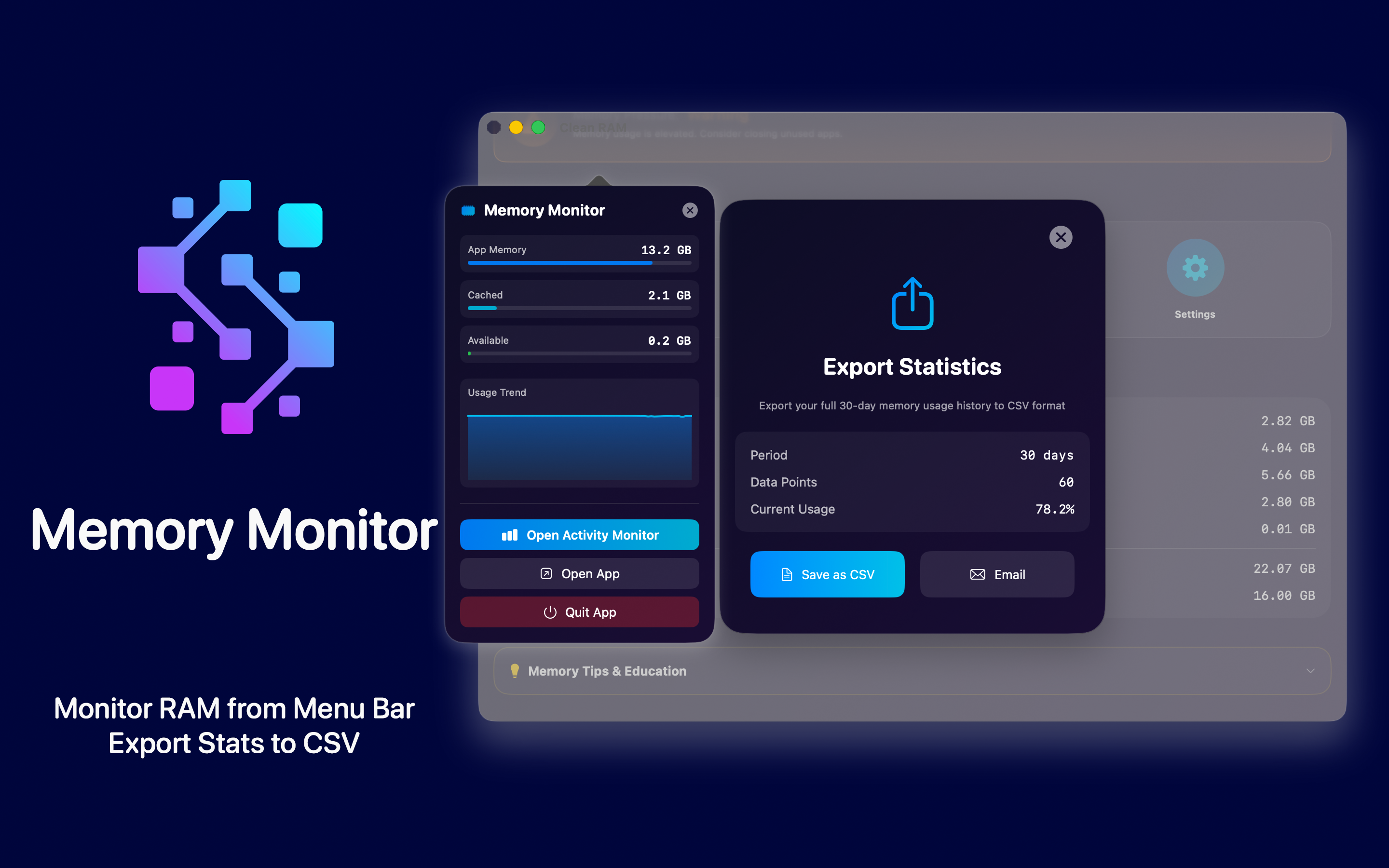 Memory Monitor screenshot 4