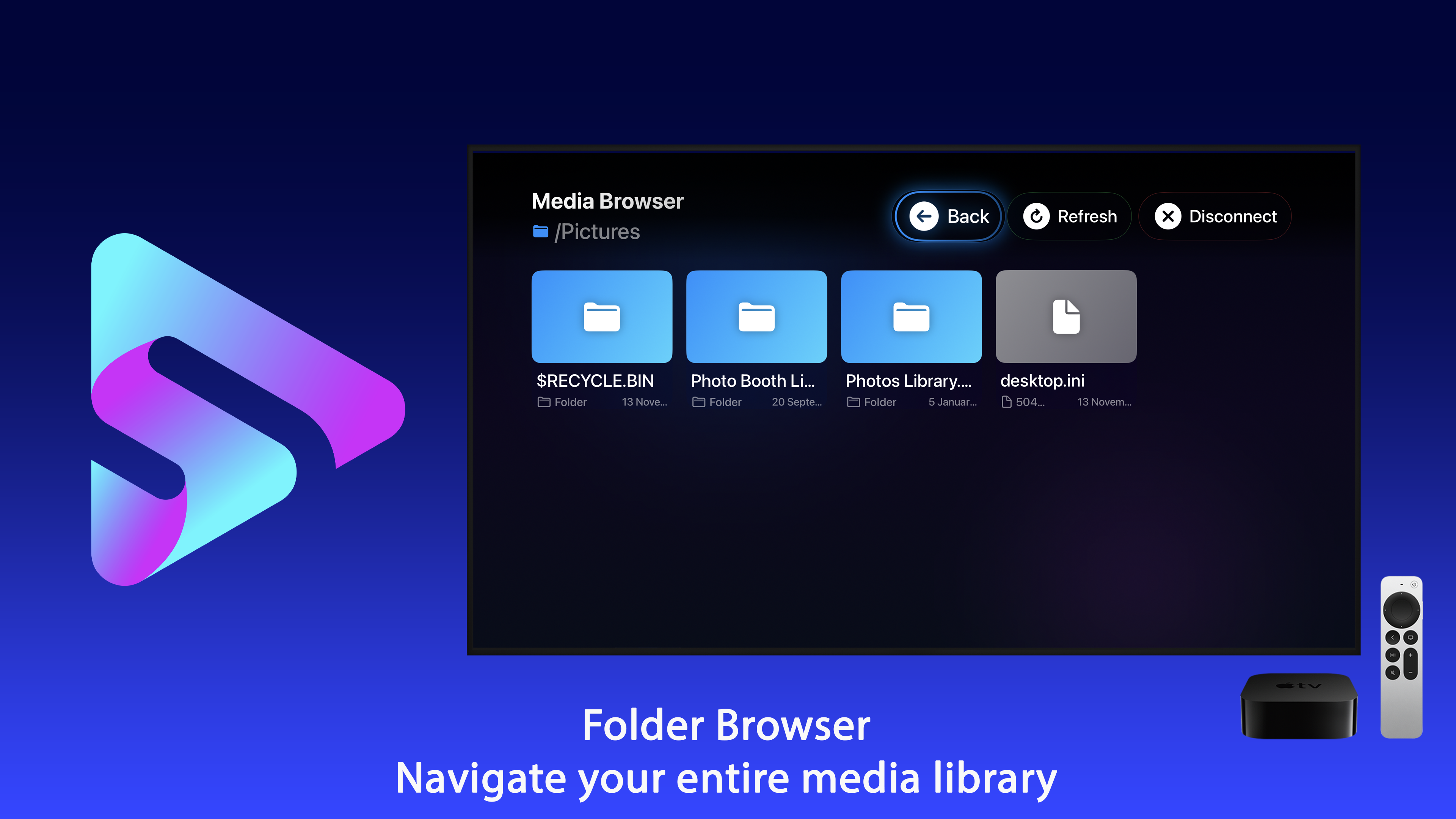 NAS Media Player Apple TV screenshot 7