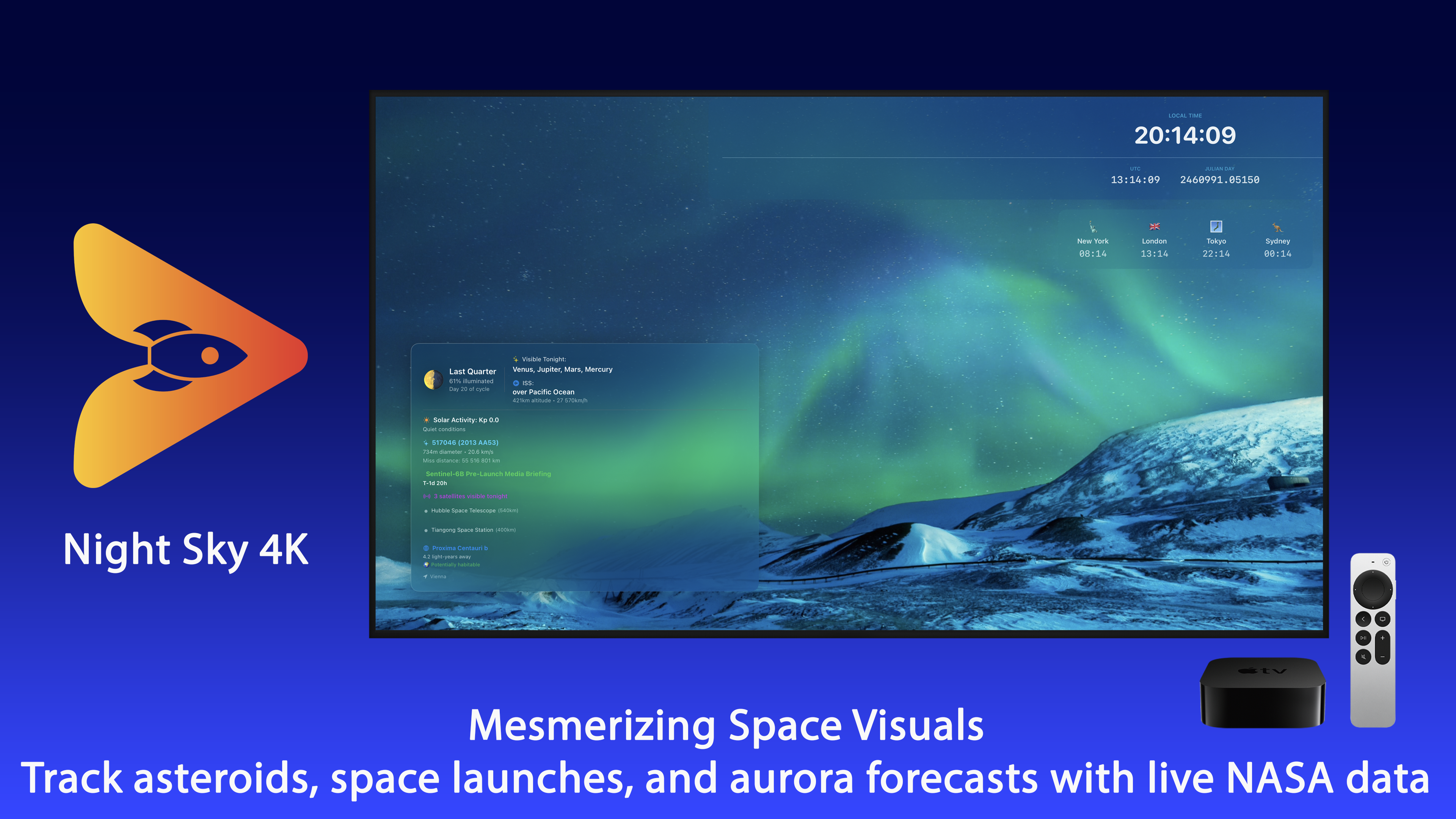 Night Sky 4K Apple TV screenshot 1