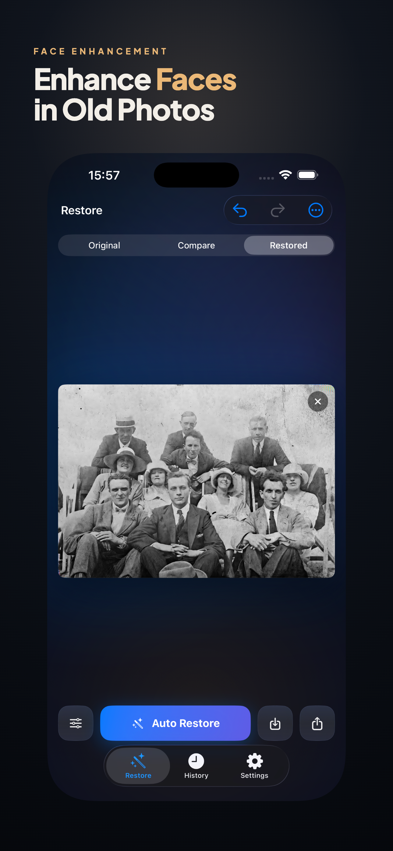 Old Photo Restorer on iPhone, screen 5
