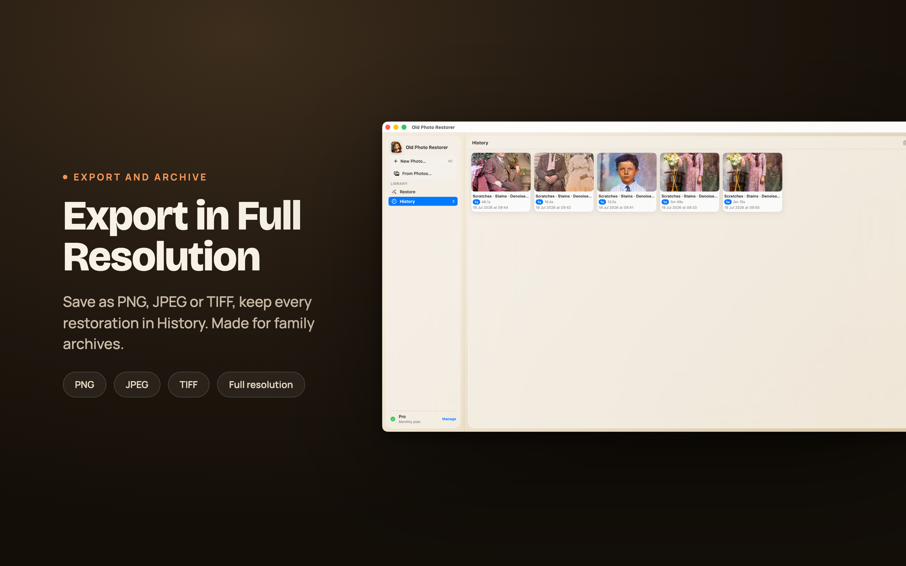 Old Photo Restorer on Mac, screen 10