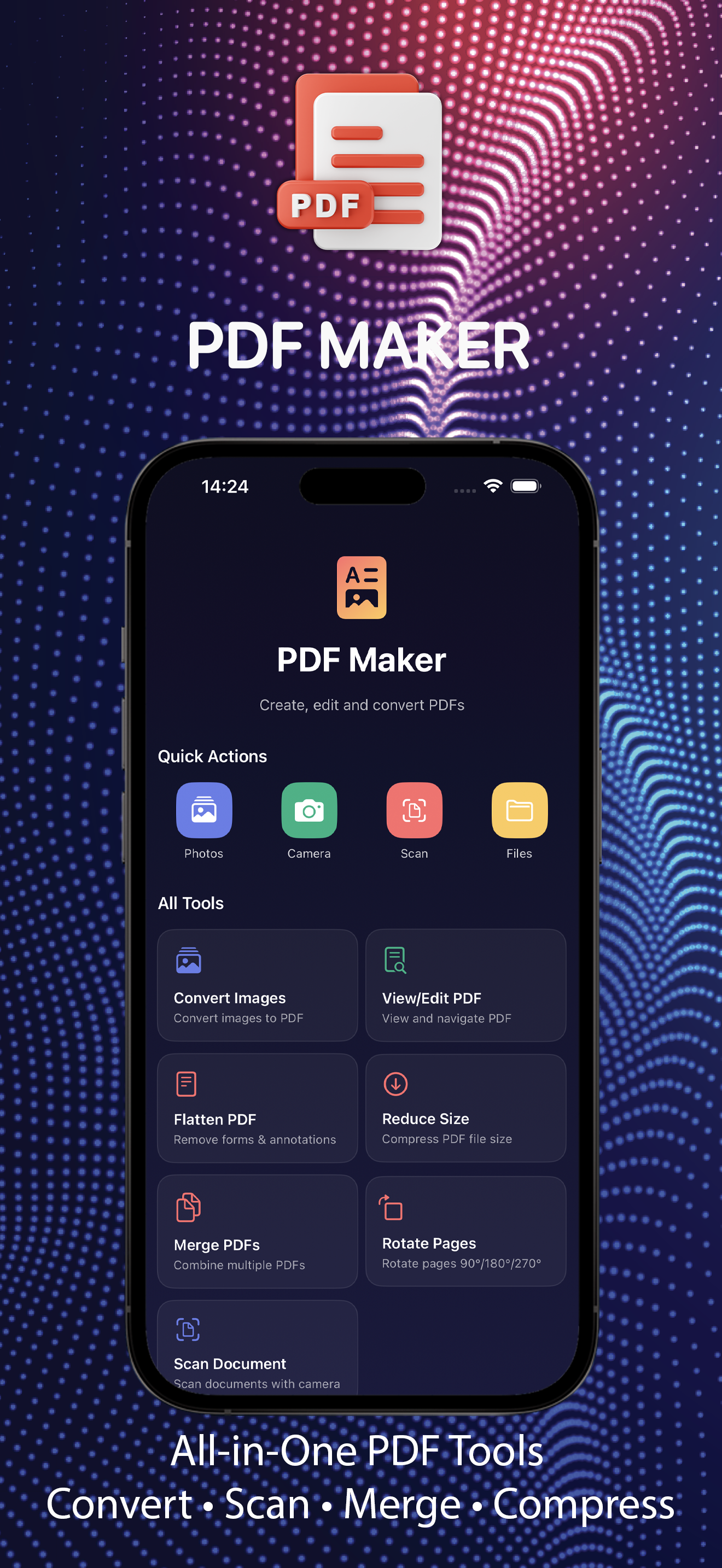 PDF Maker iPhone screenshot 1