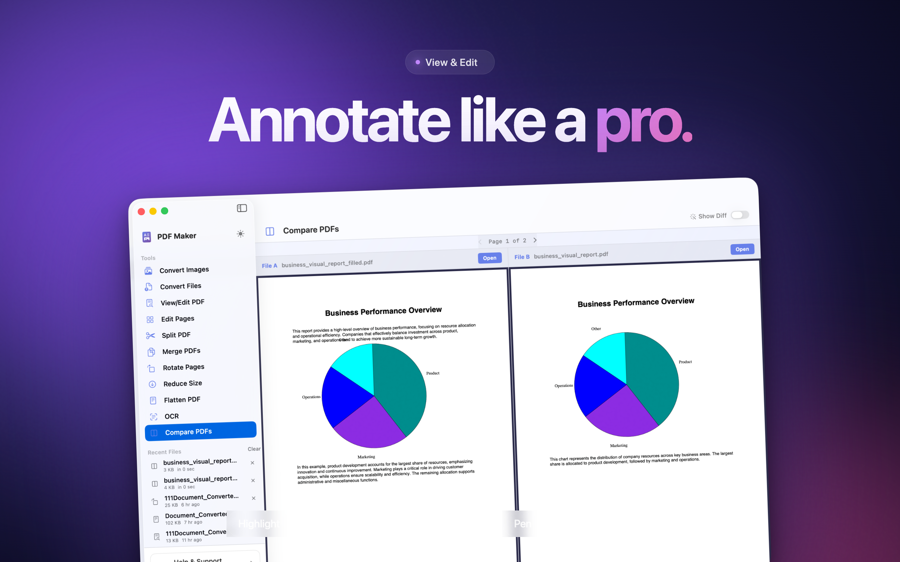 PDF Maker Mac screenshot 4