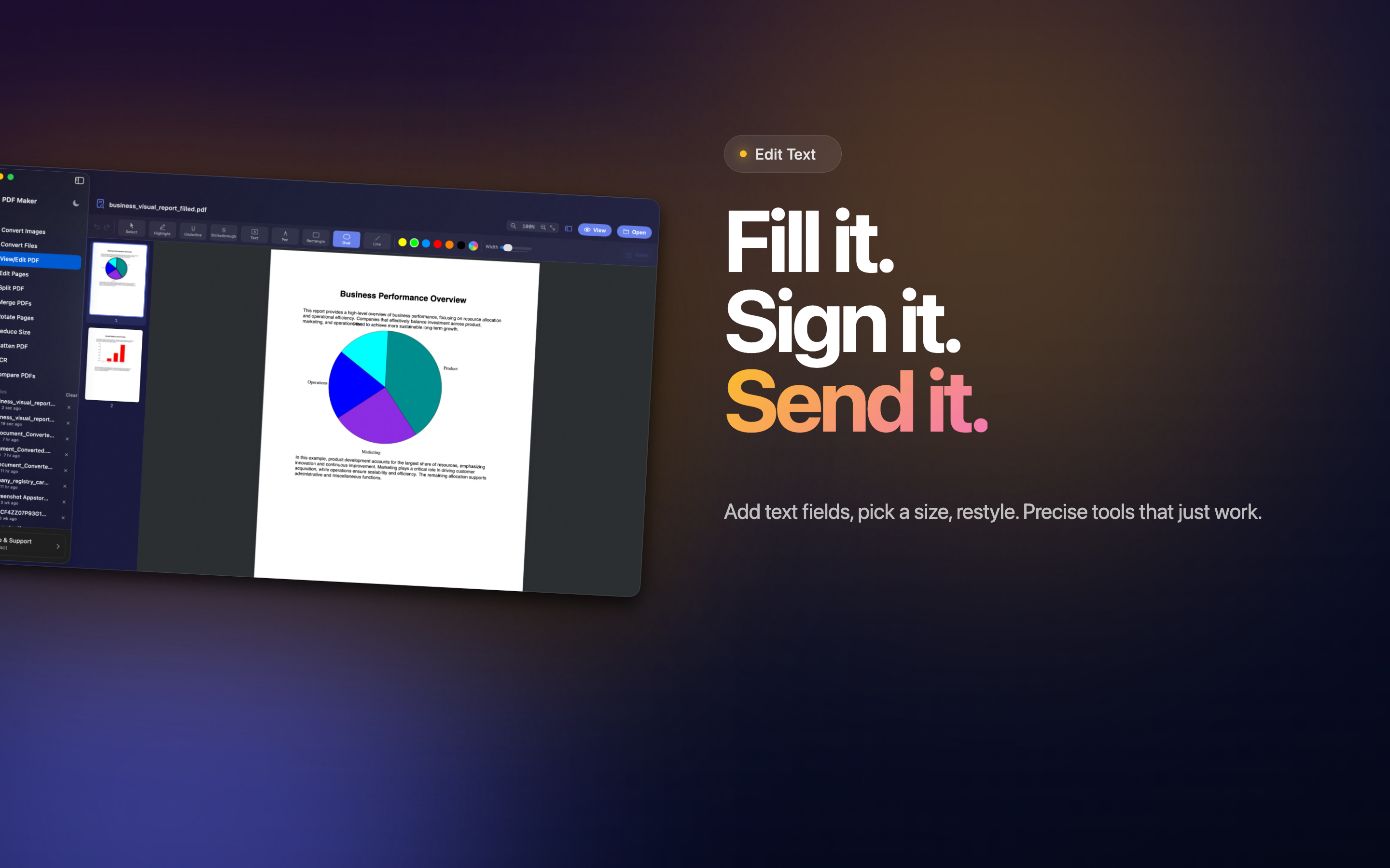 PDF Maker Mac screenshot 5