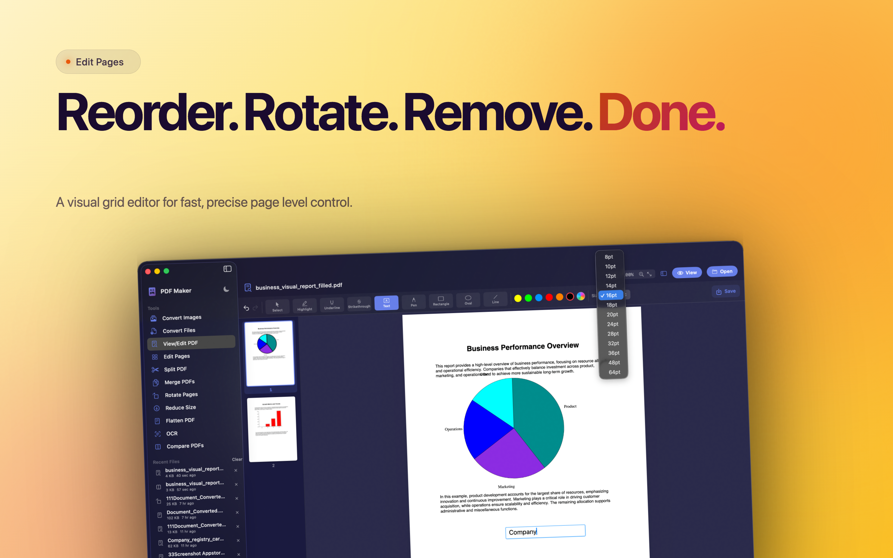 PDF Maker Mac screenshot 6