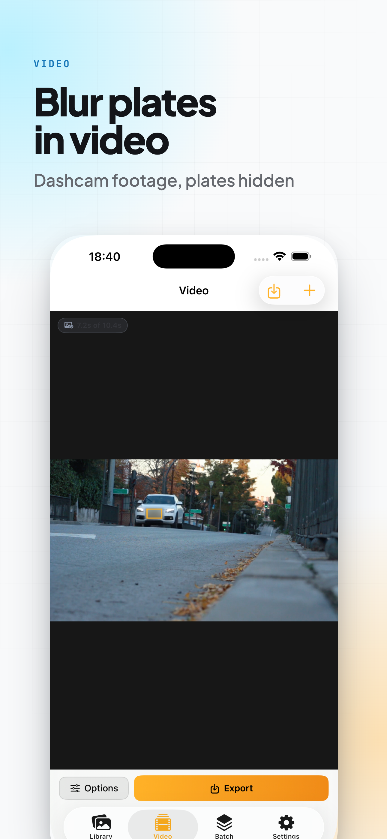 Plate Blur AI on iPhone, screen 8