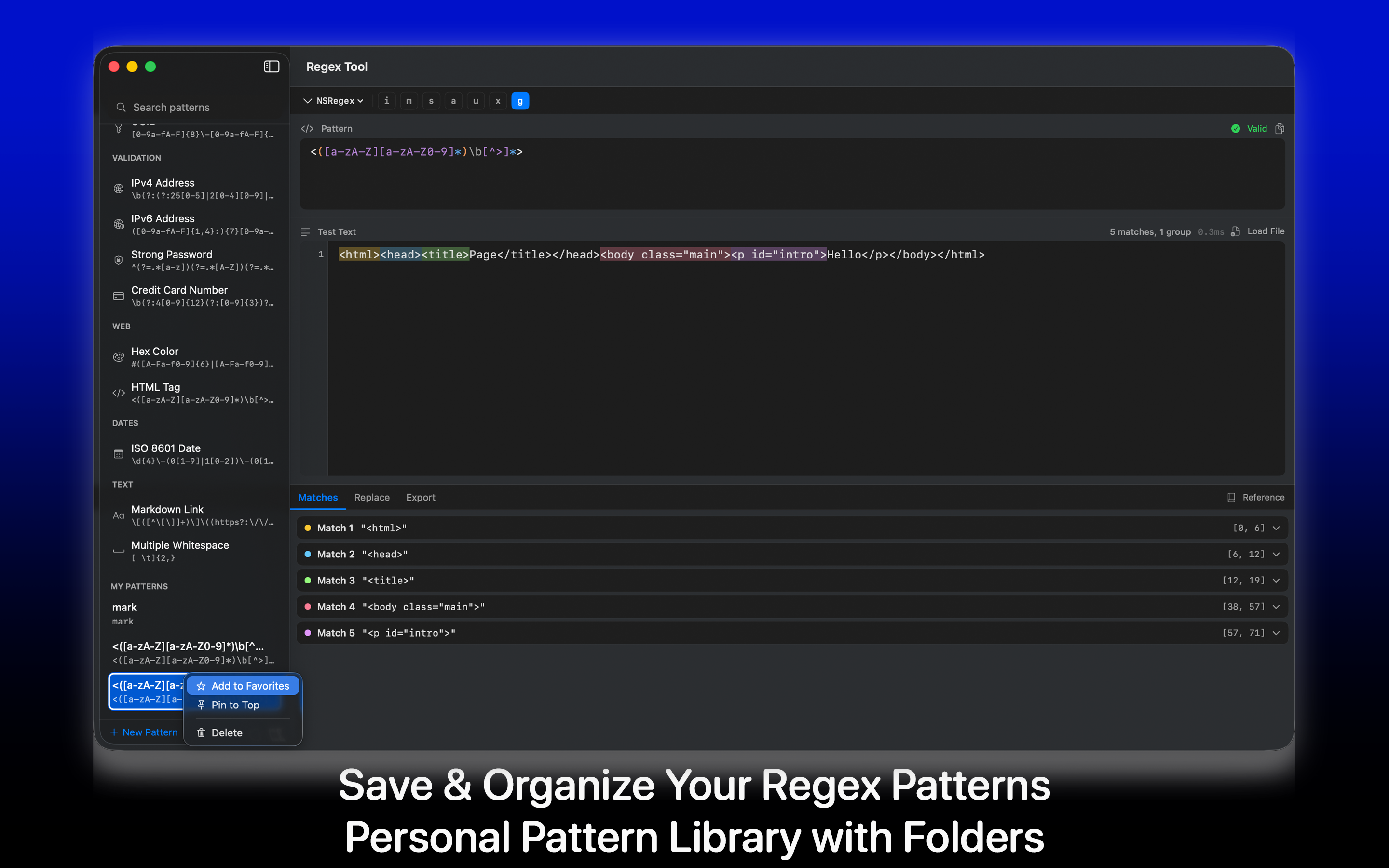 Regex Tool Mac screenshot 4