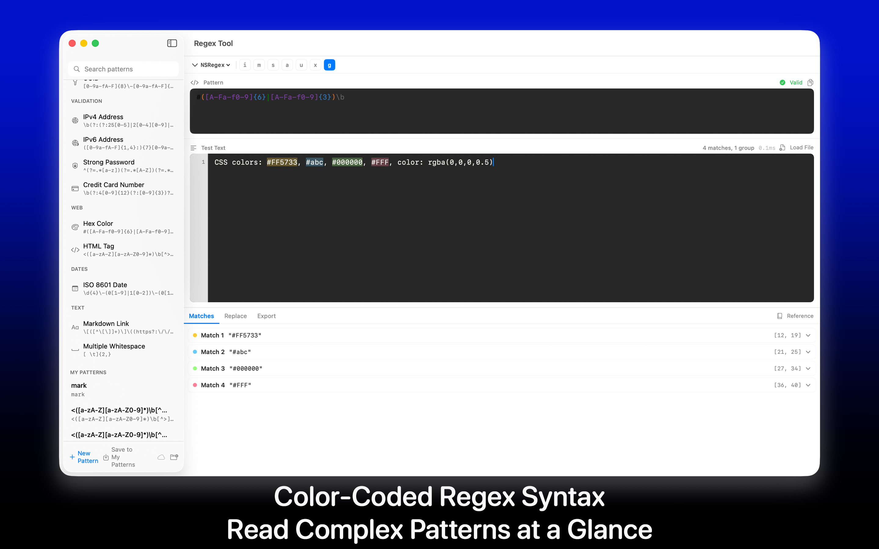 Regex Tool Mac screenshot 6