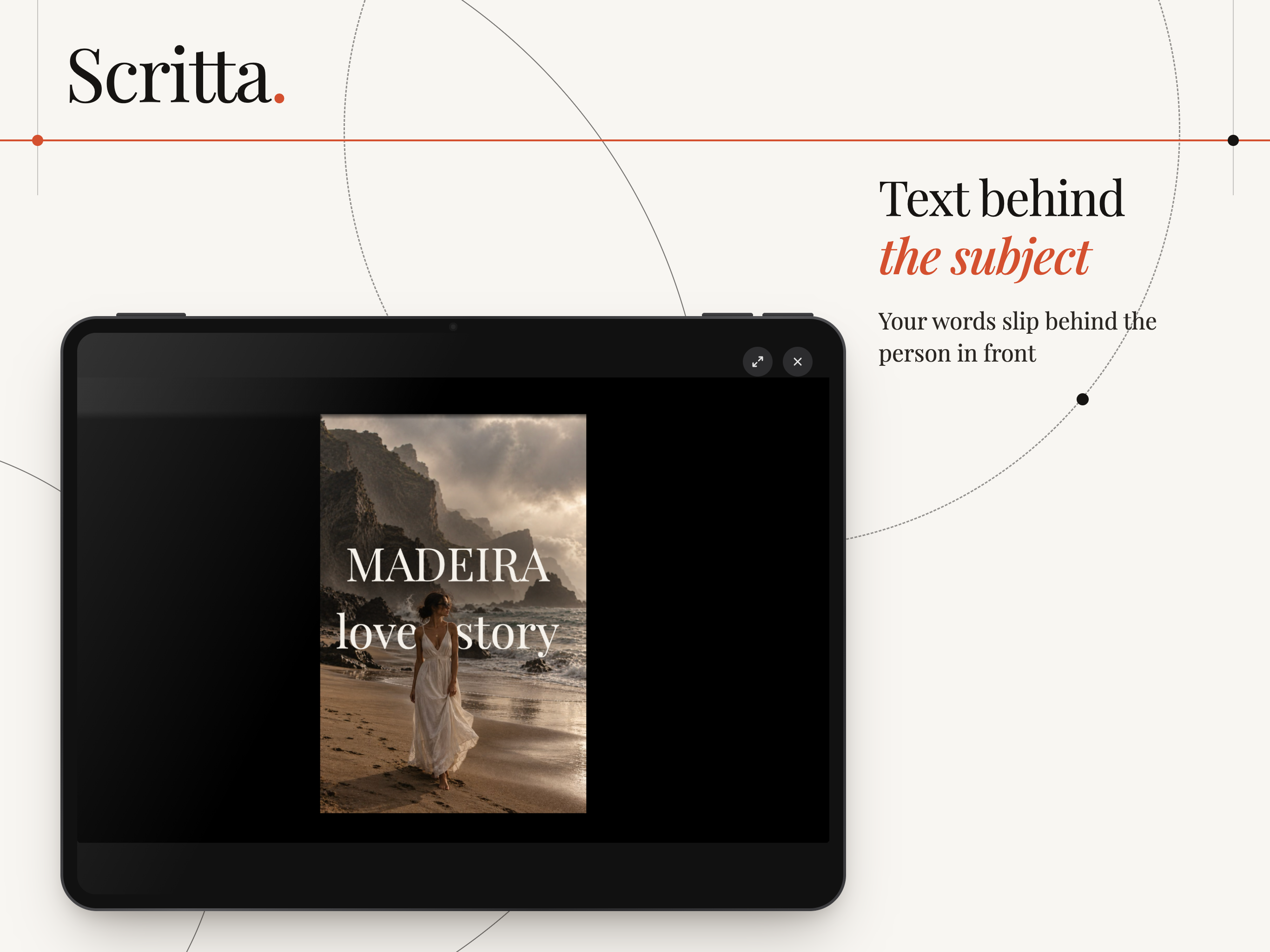 Scritta on iPad, screen 2