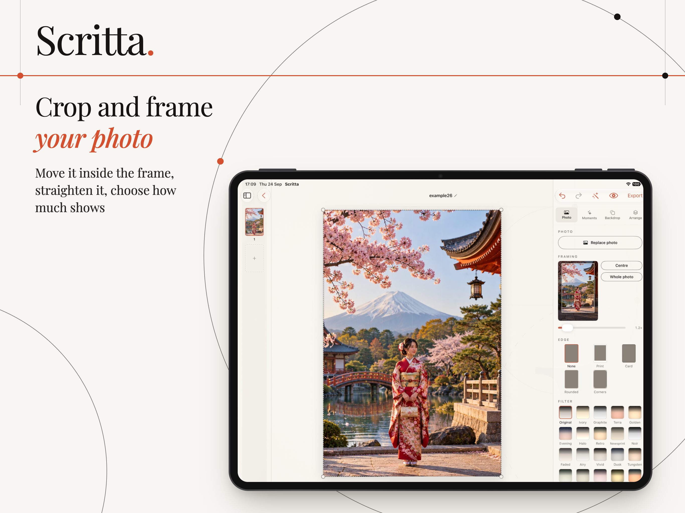Scritta on iPad, screen 4