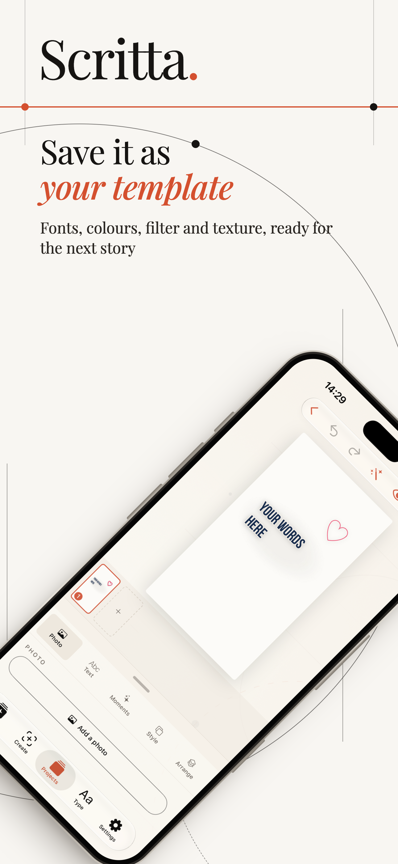 Scritta on iPhone, screen 9
