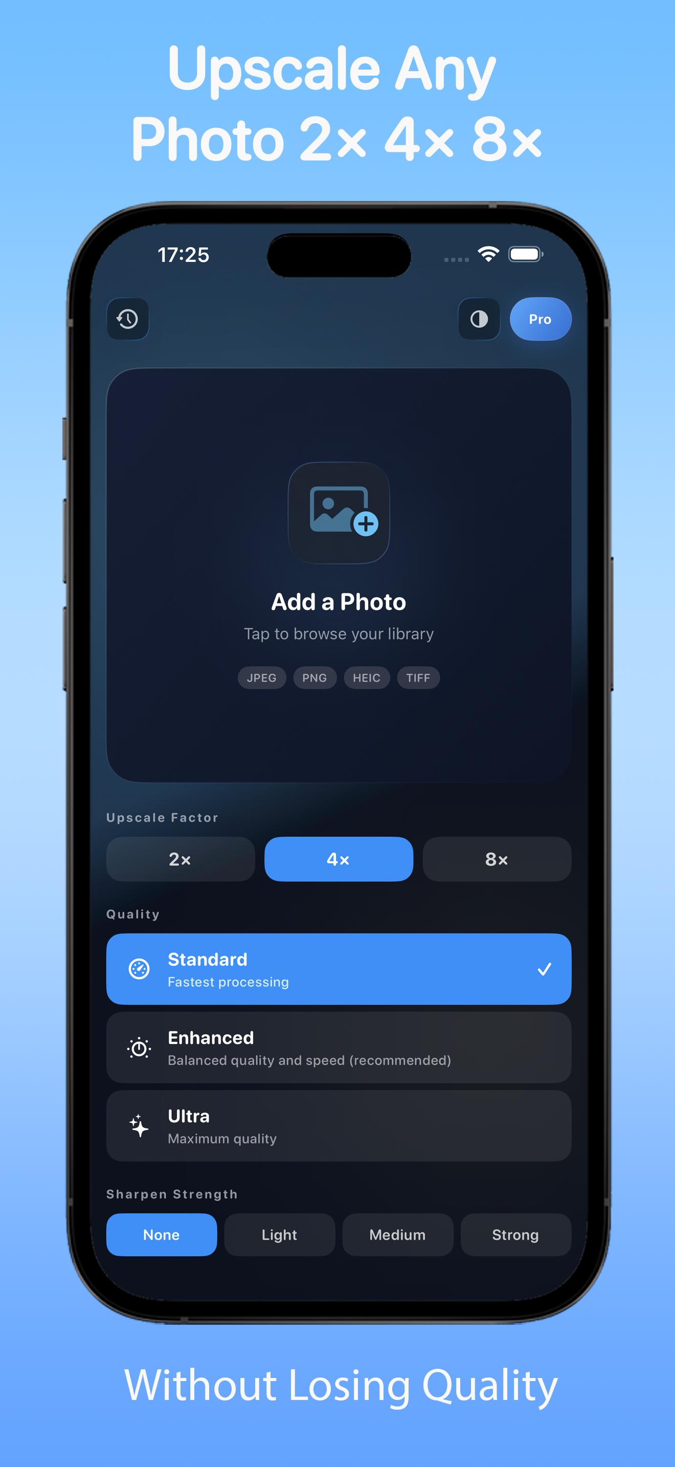 SharpUpscale iPhone screenshot 2