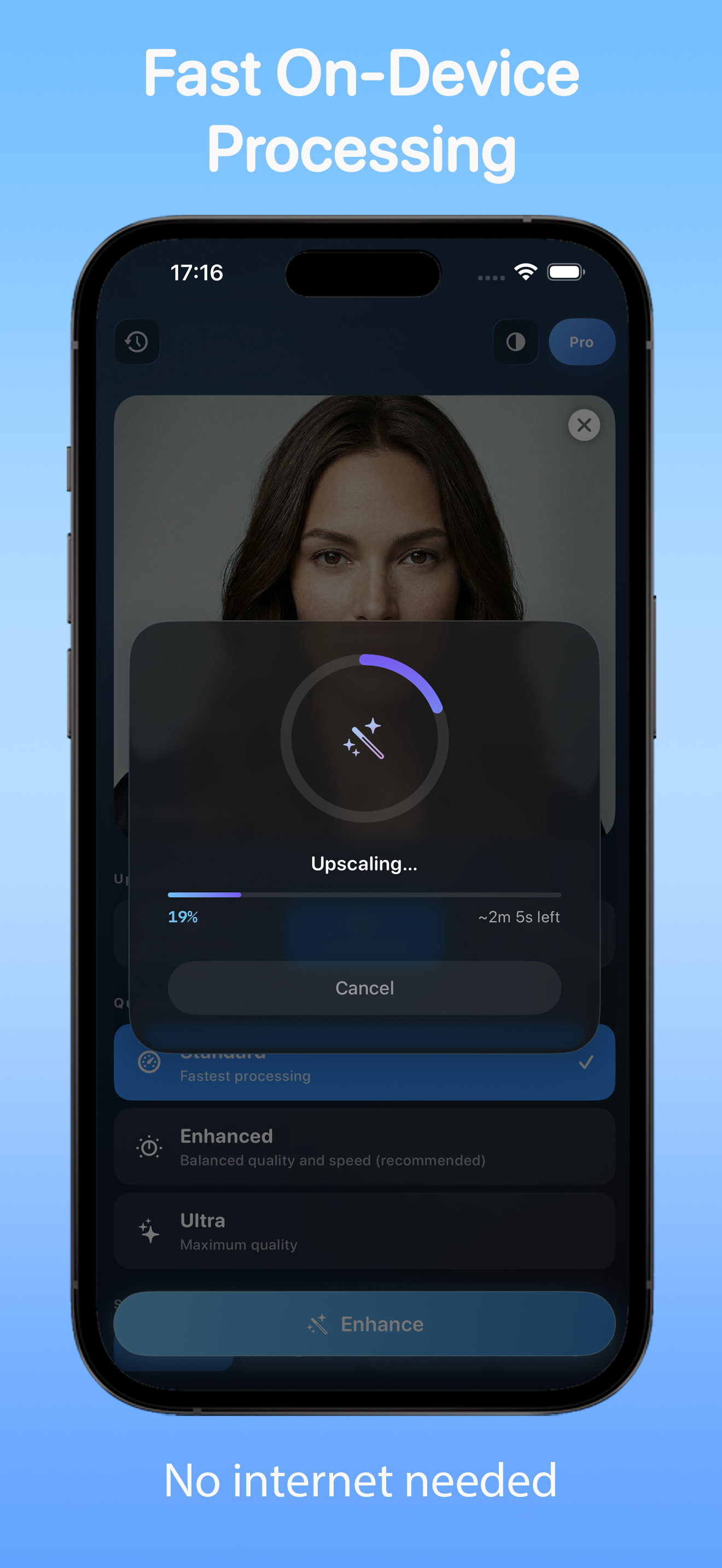 SharpUpscale iPhone screenshot 3