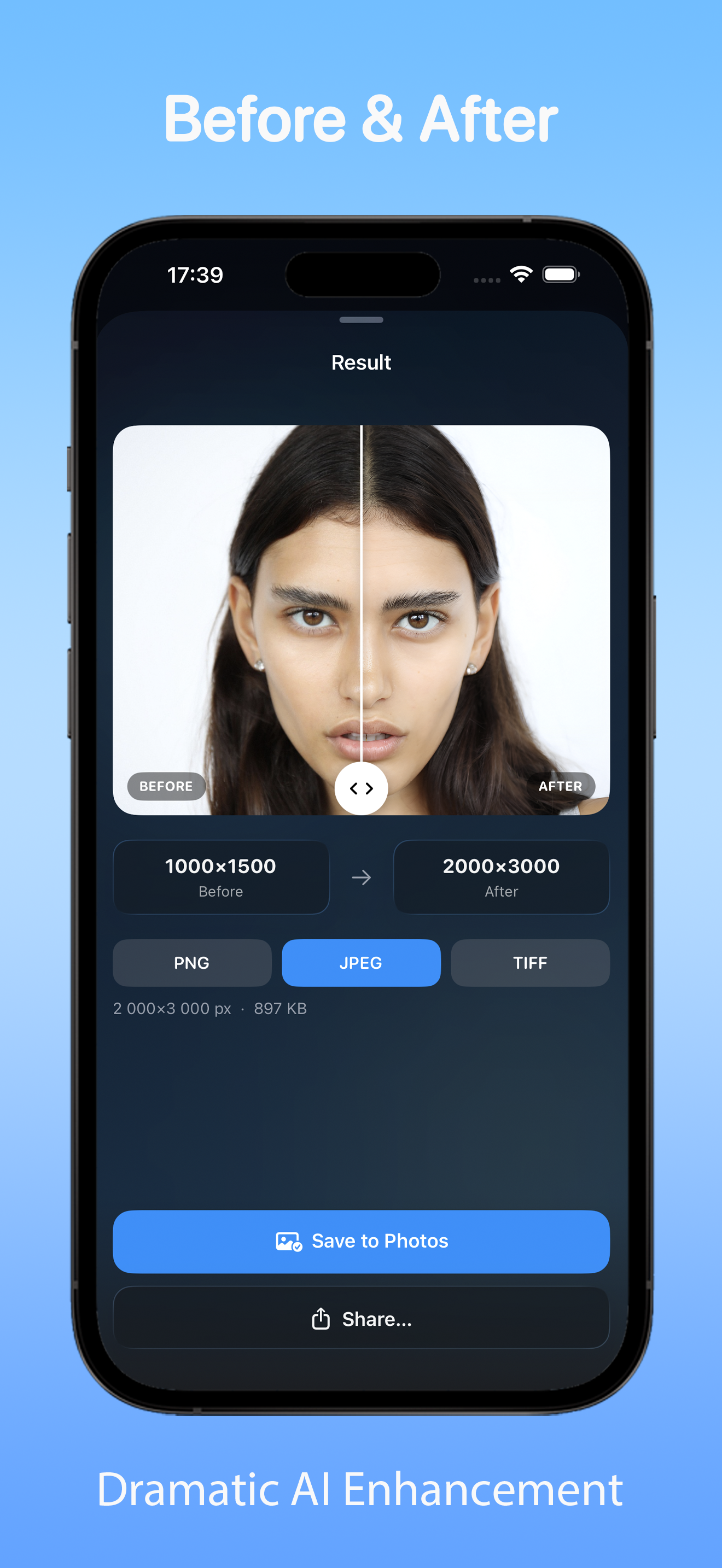 SharpUpscale iPhone screenshot 4