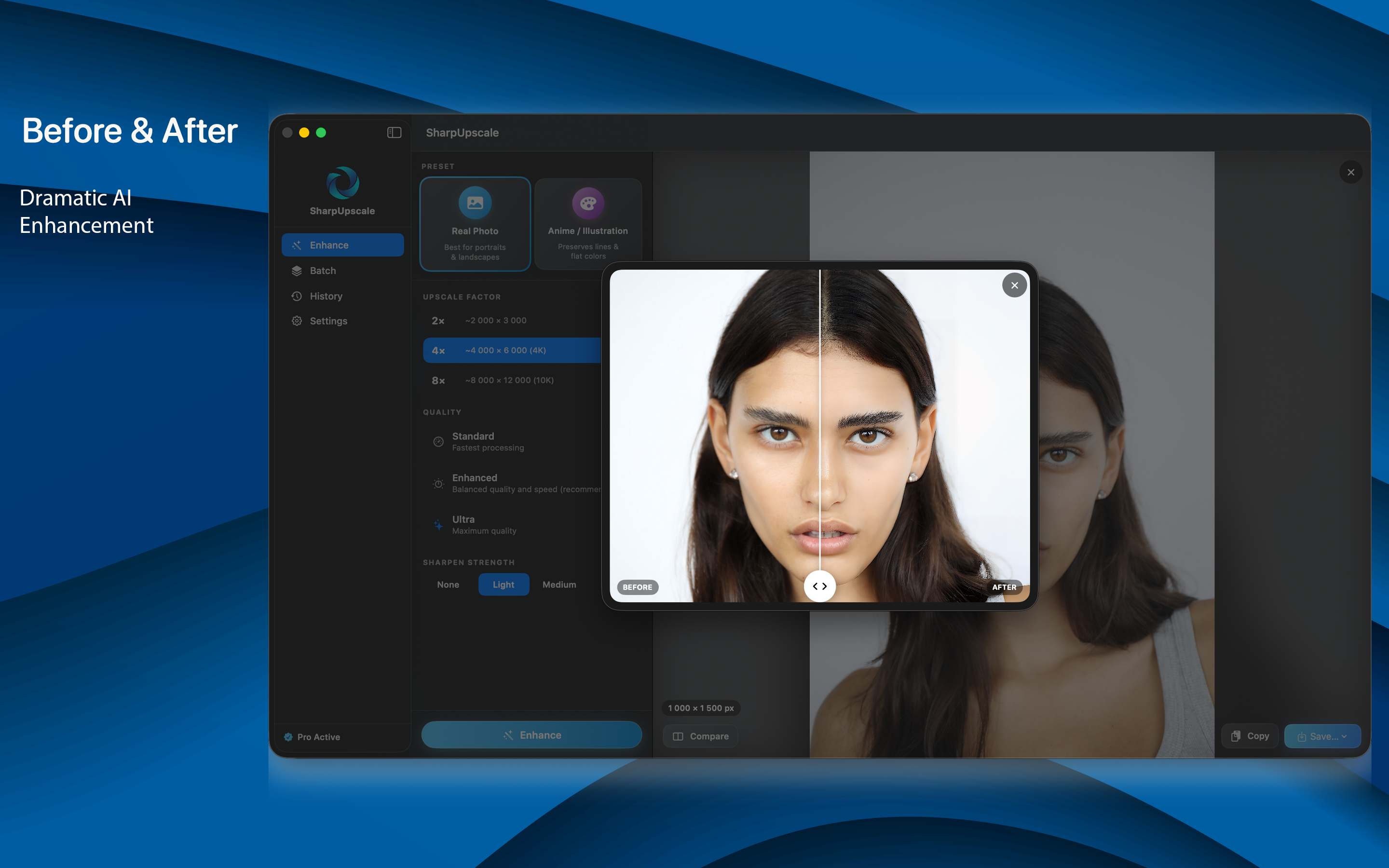 SharpUpscale macOS screenshot 4