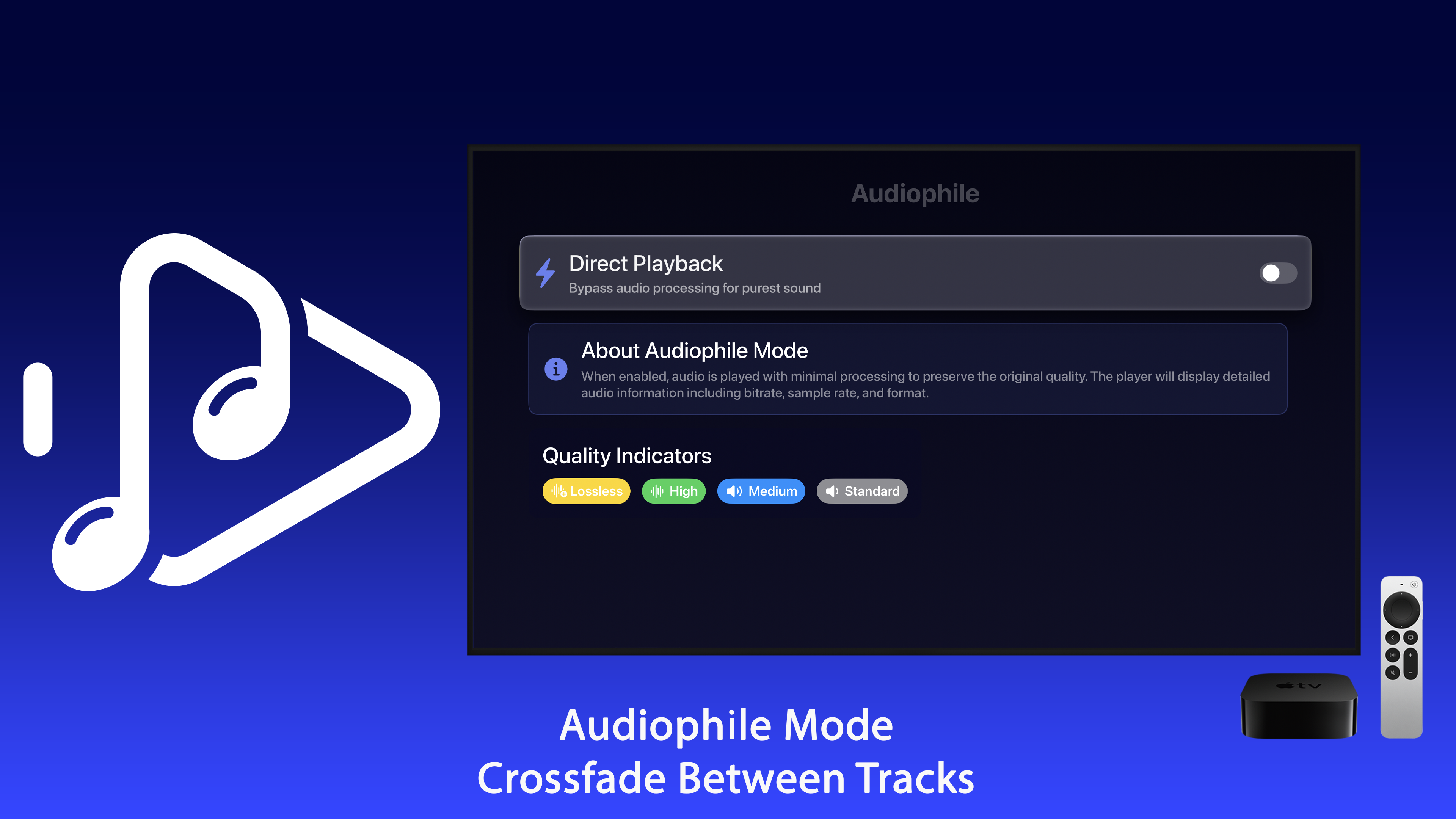 NAS SMB Music Player Apple TV screenshot 5