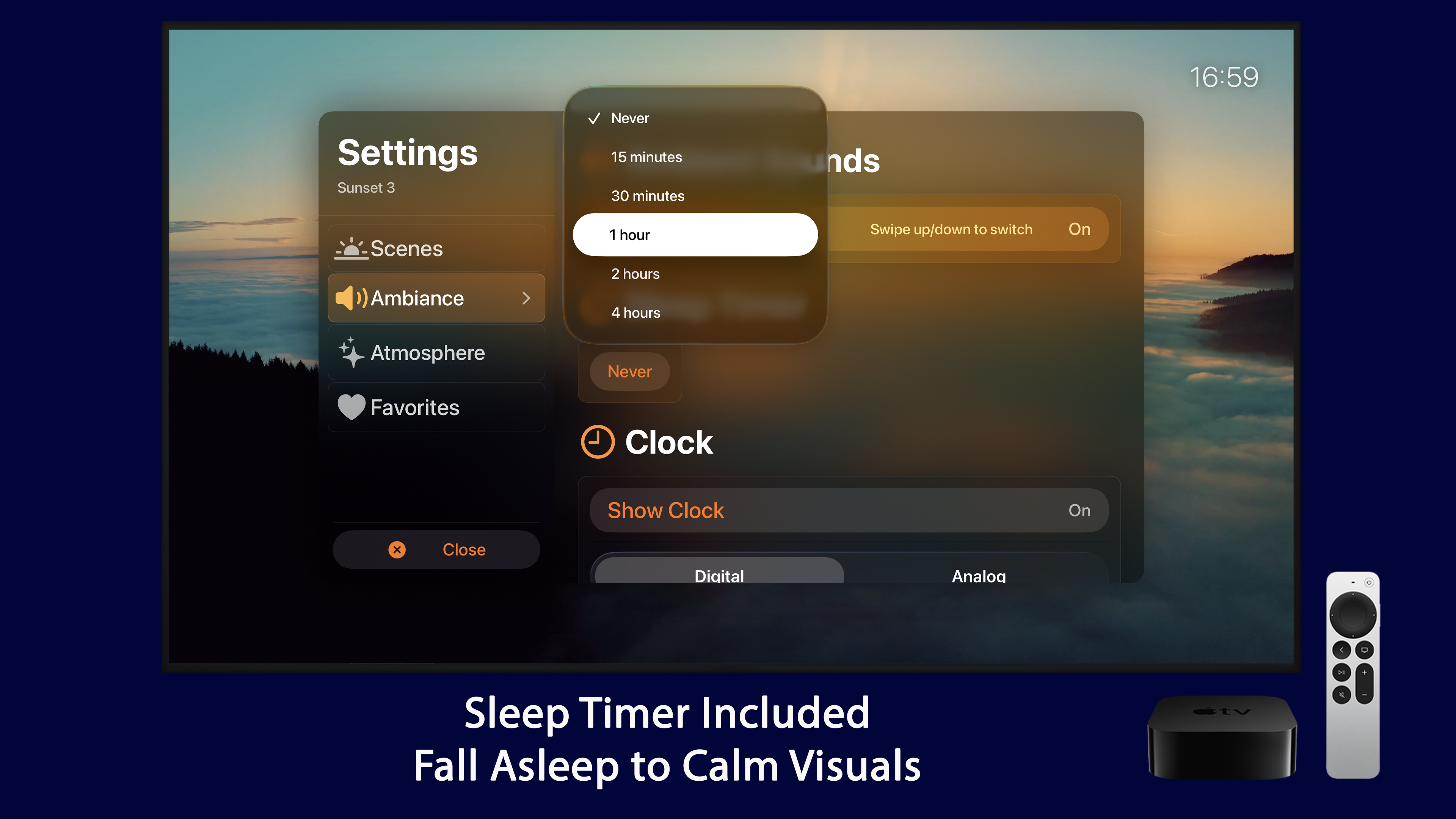 Sunset 4K Apple TV screenshot 5