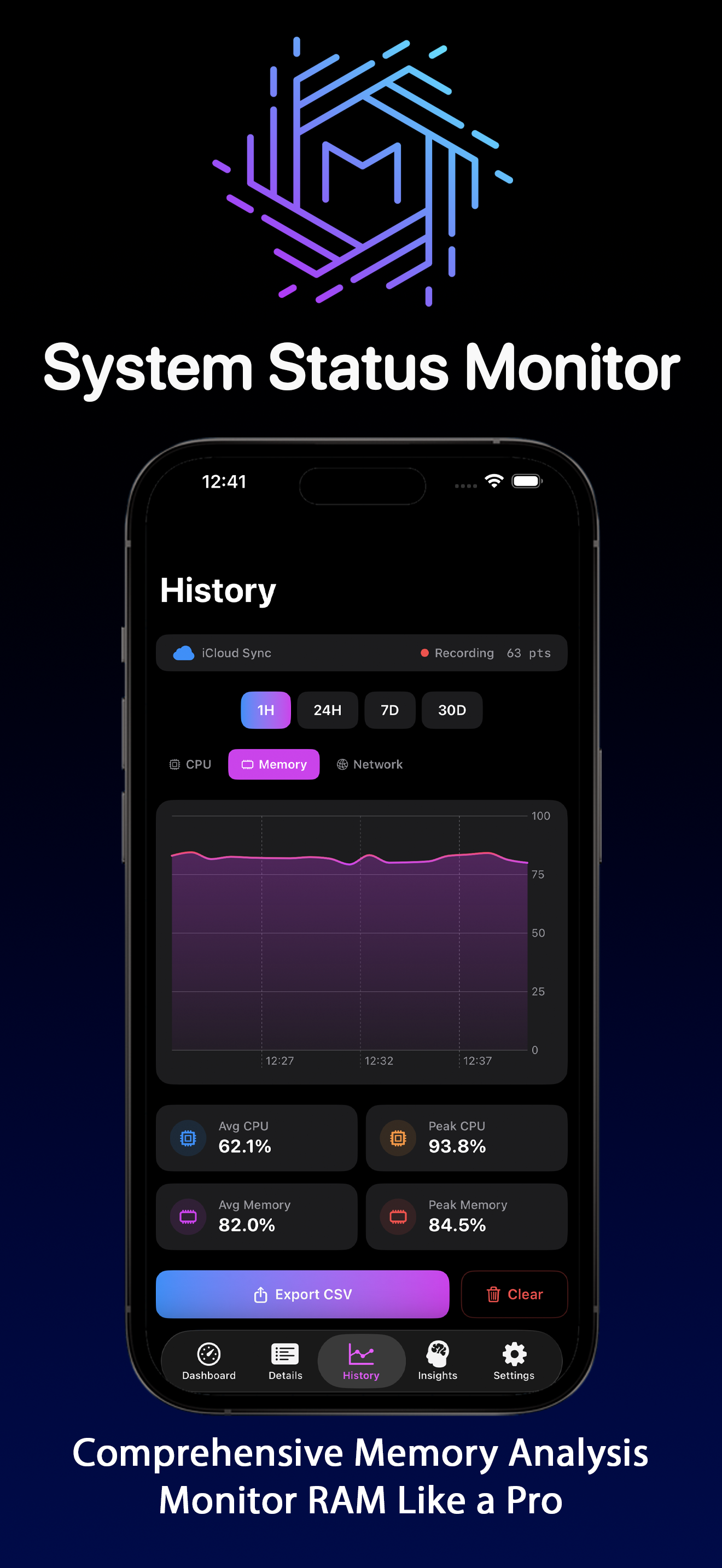 System Status Monitor iPhone screenshot 5