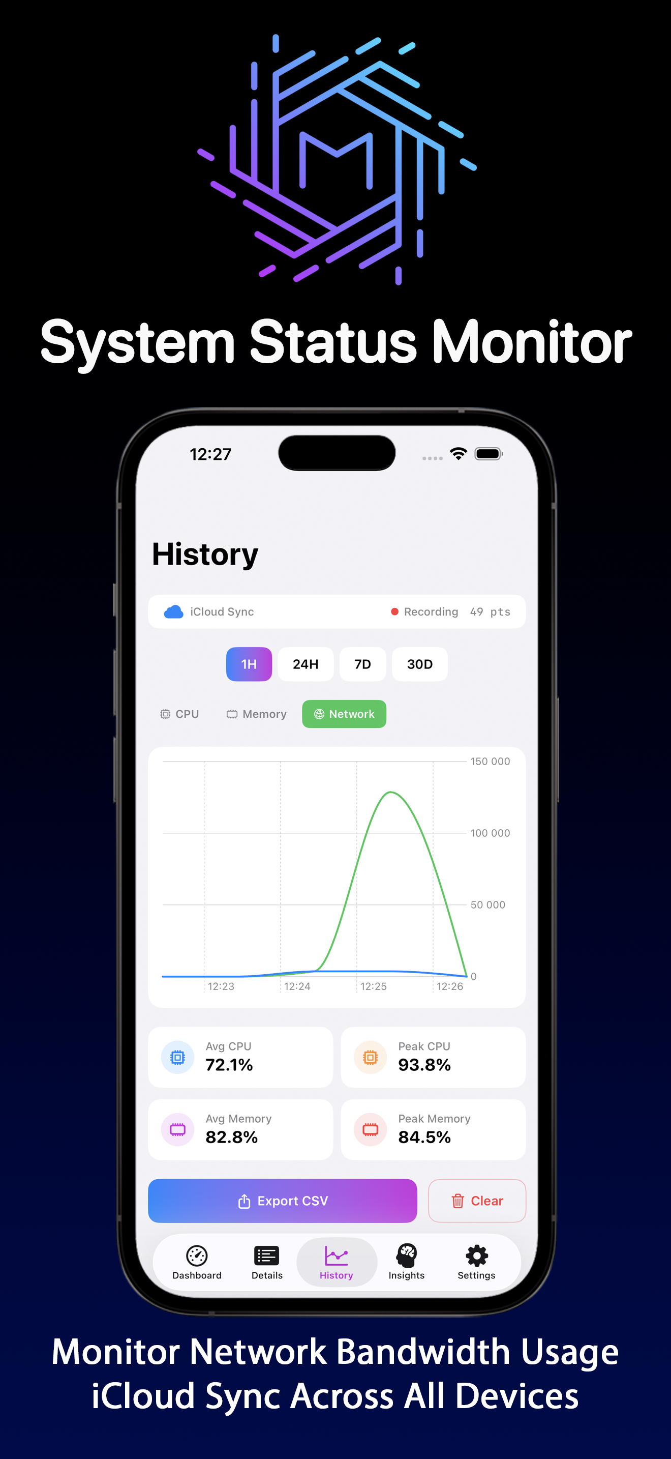 System Status Monitor iPhone screenshot 7