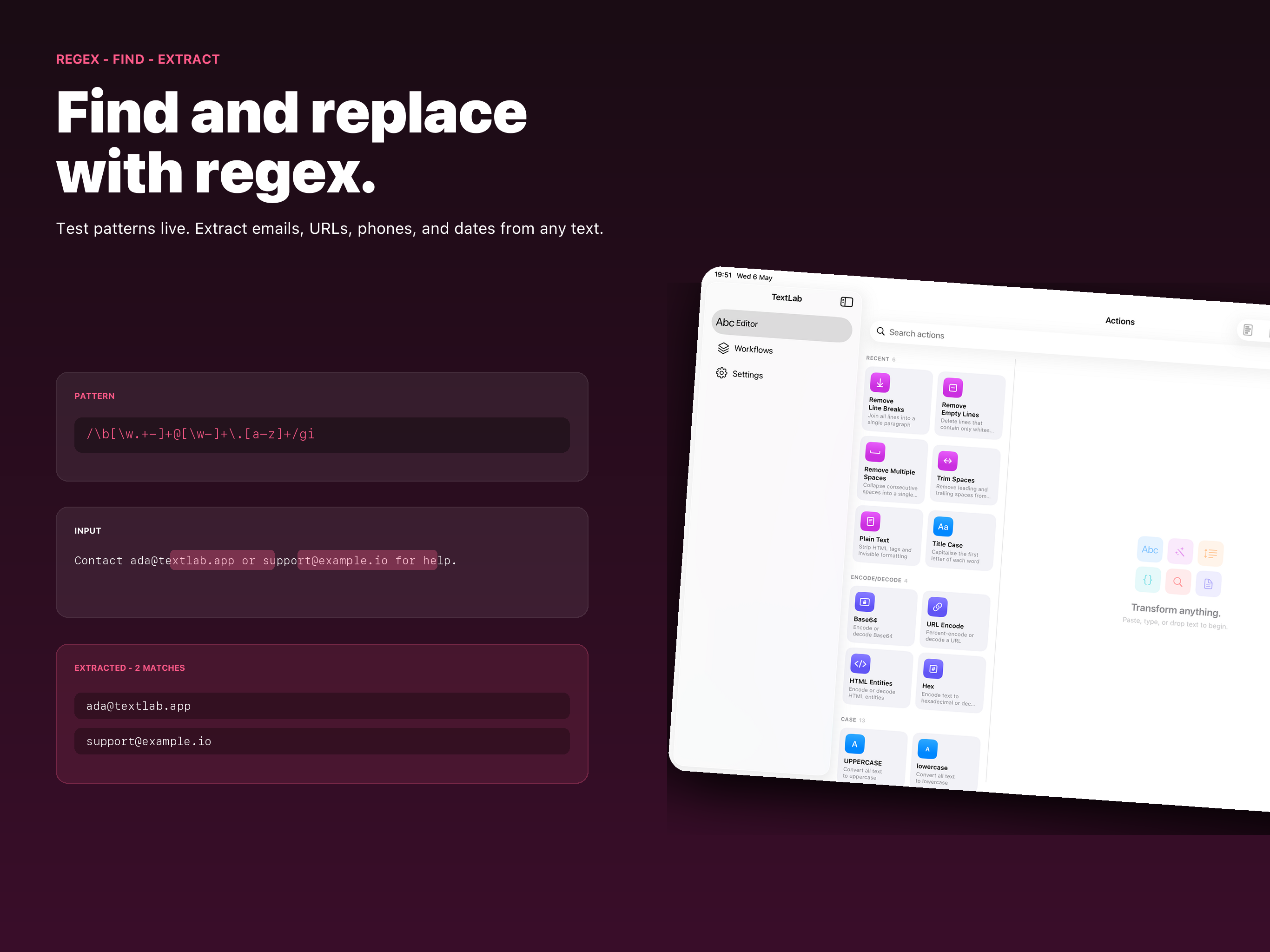 TextLab iPad screenshot 7