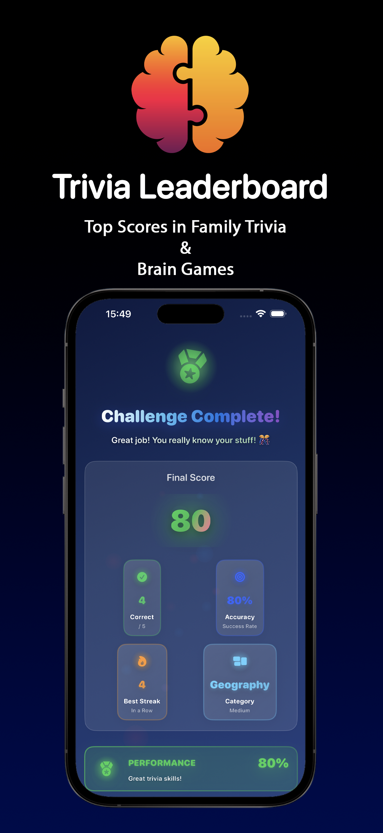 Family Trivia Games iPhone screenshot 6