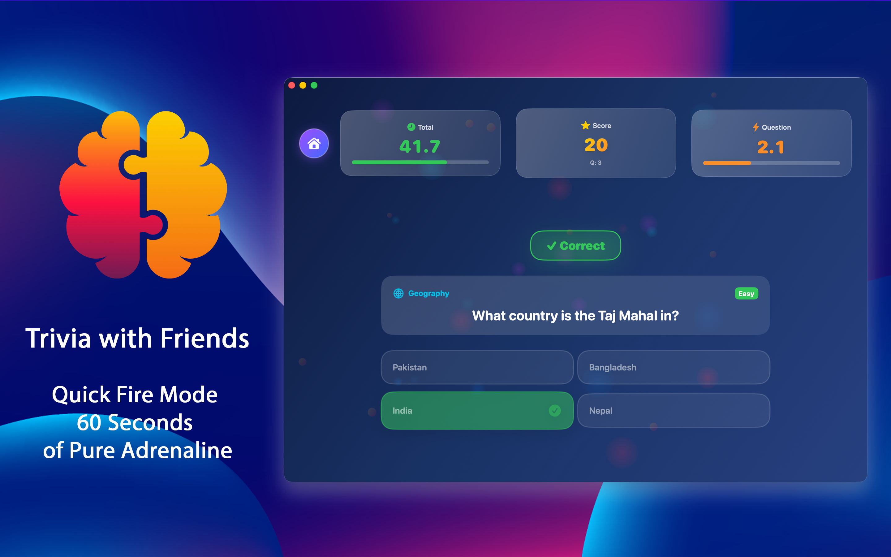 Family Trivia Games Mac screenshot 3