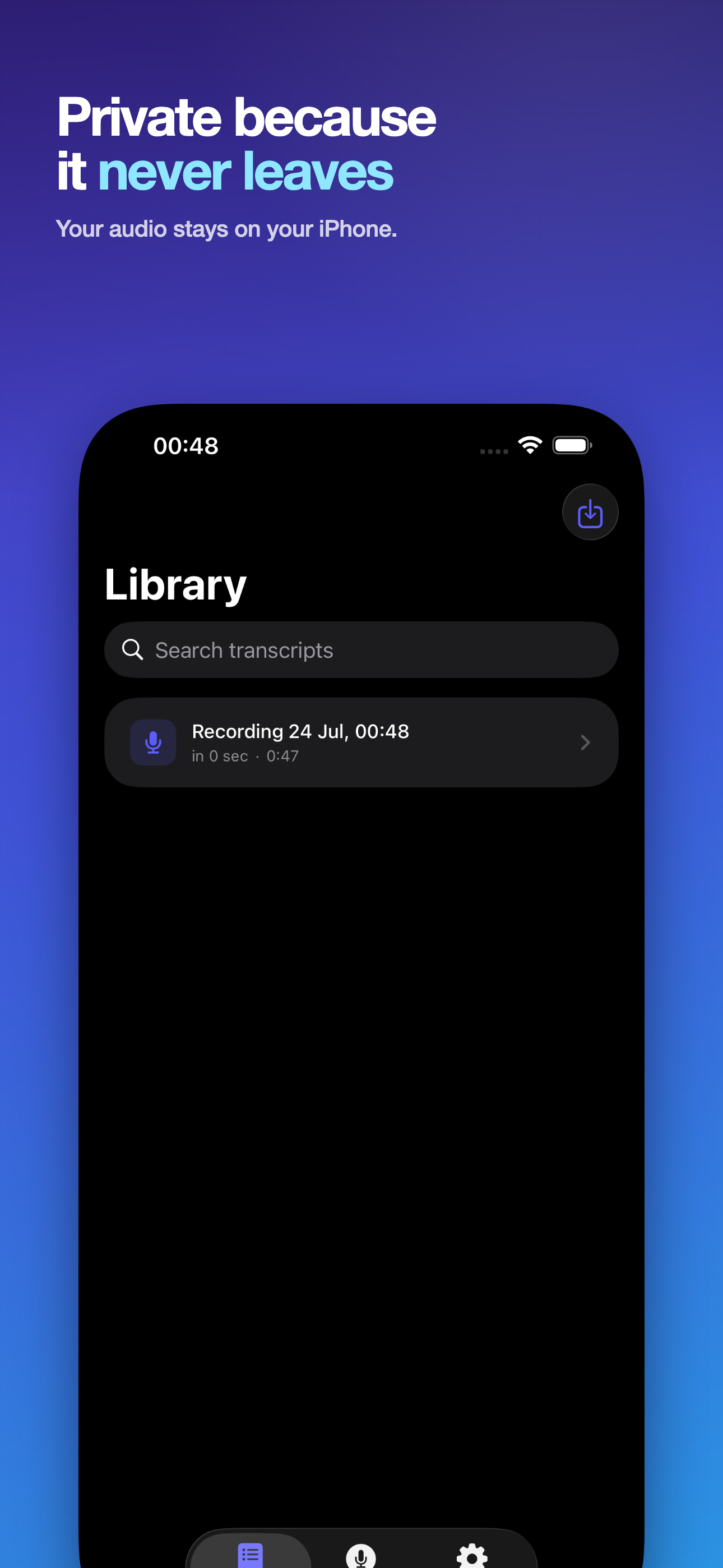 Voice to Text on iPhone, screen 10