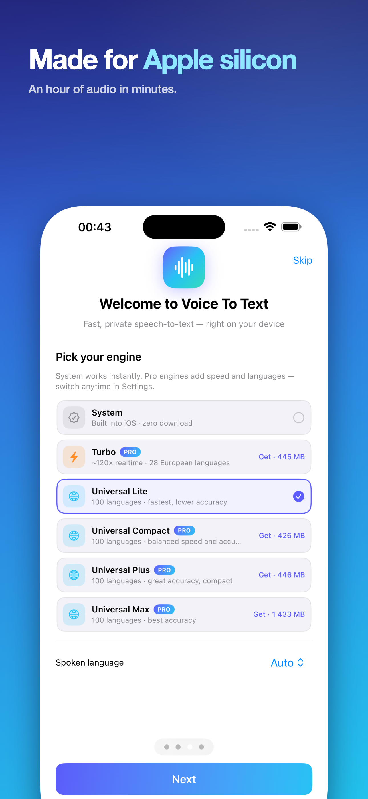Voice to Text on iPhone, screen 6