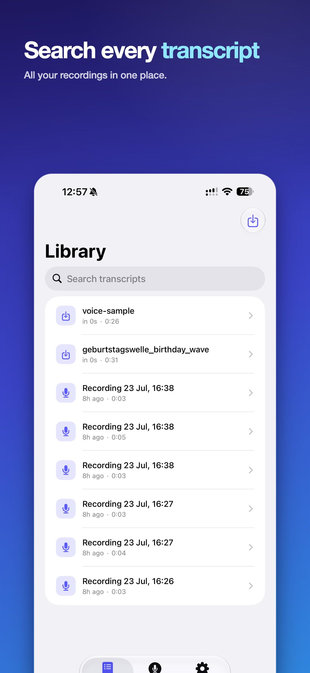 Voice to Text on iPhone, screen 8