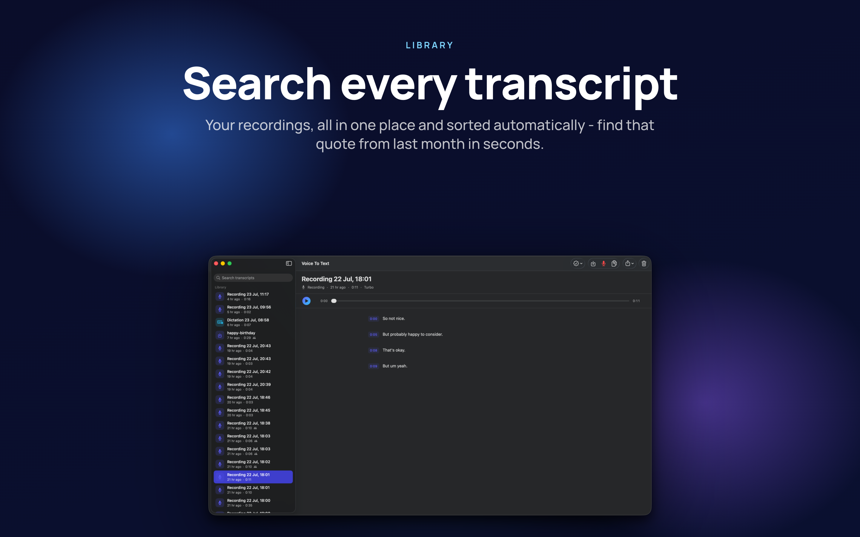Voice to Text on Mac, screen 10
