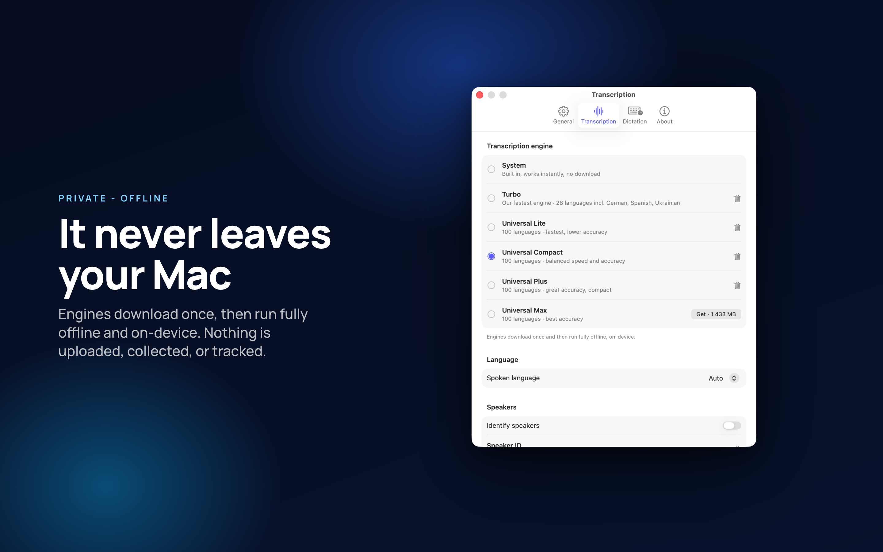 Voice to Text on Mac, screen 4