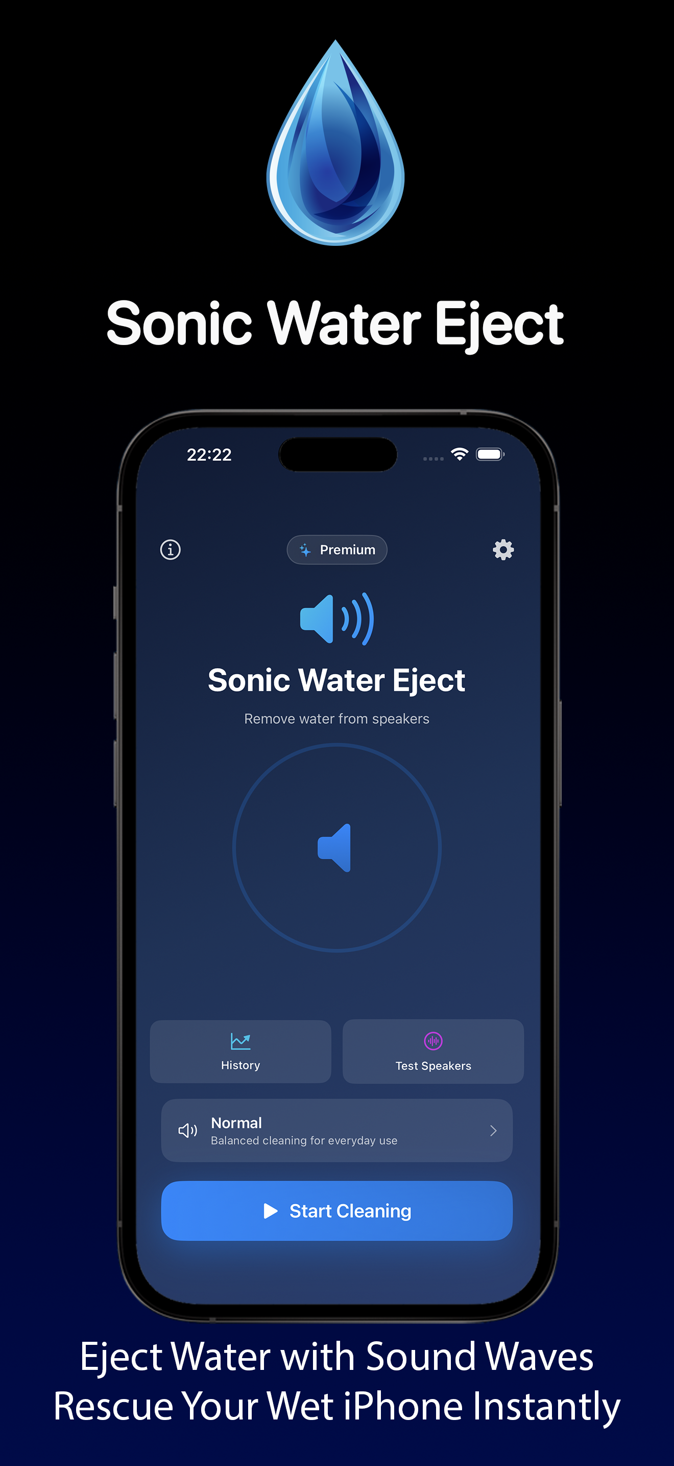 Sonic Water Eject iPhone screenshot 1