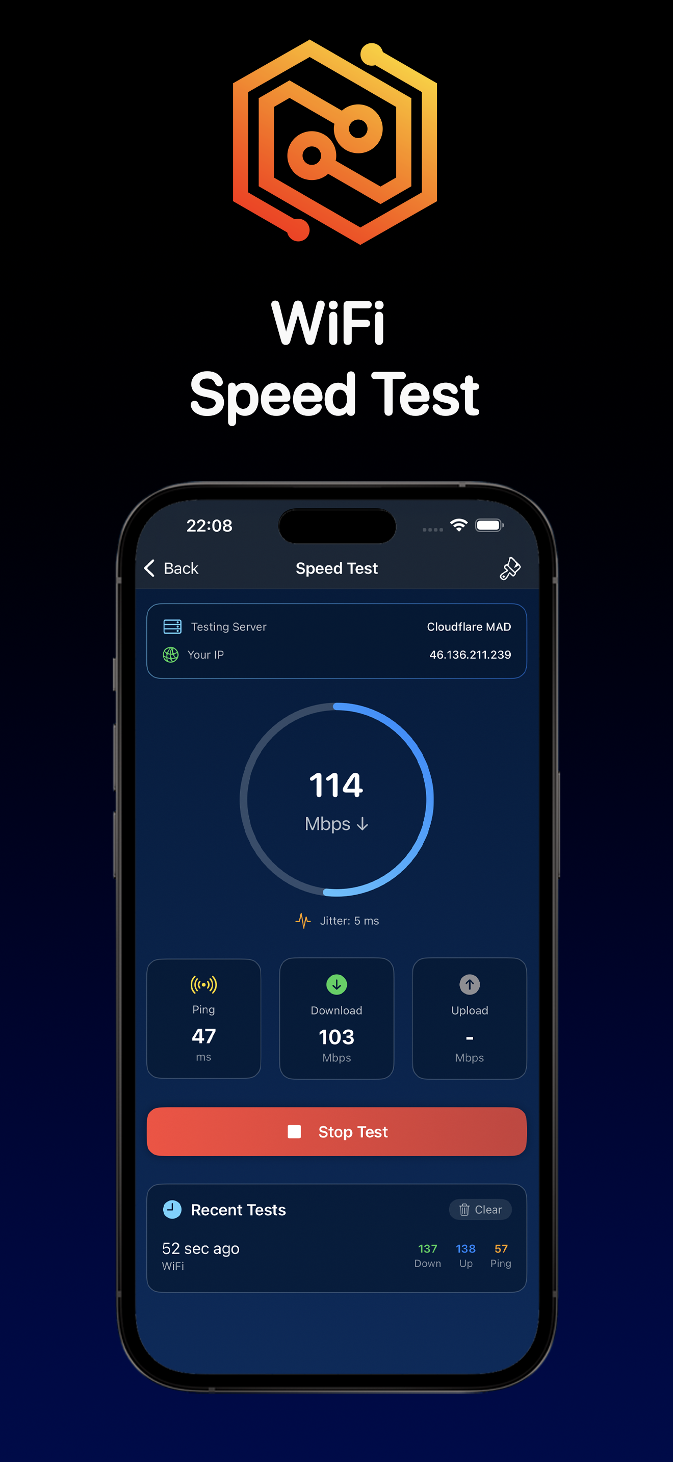 Wi-Fi Analyzer iPhone screenshot 2