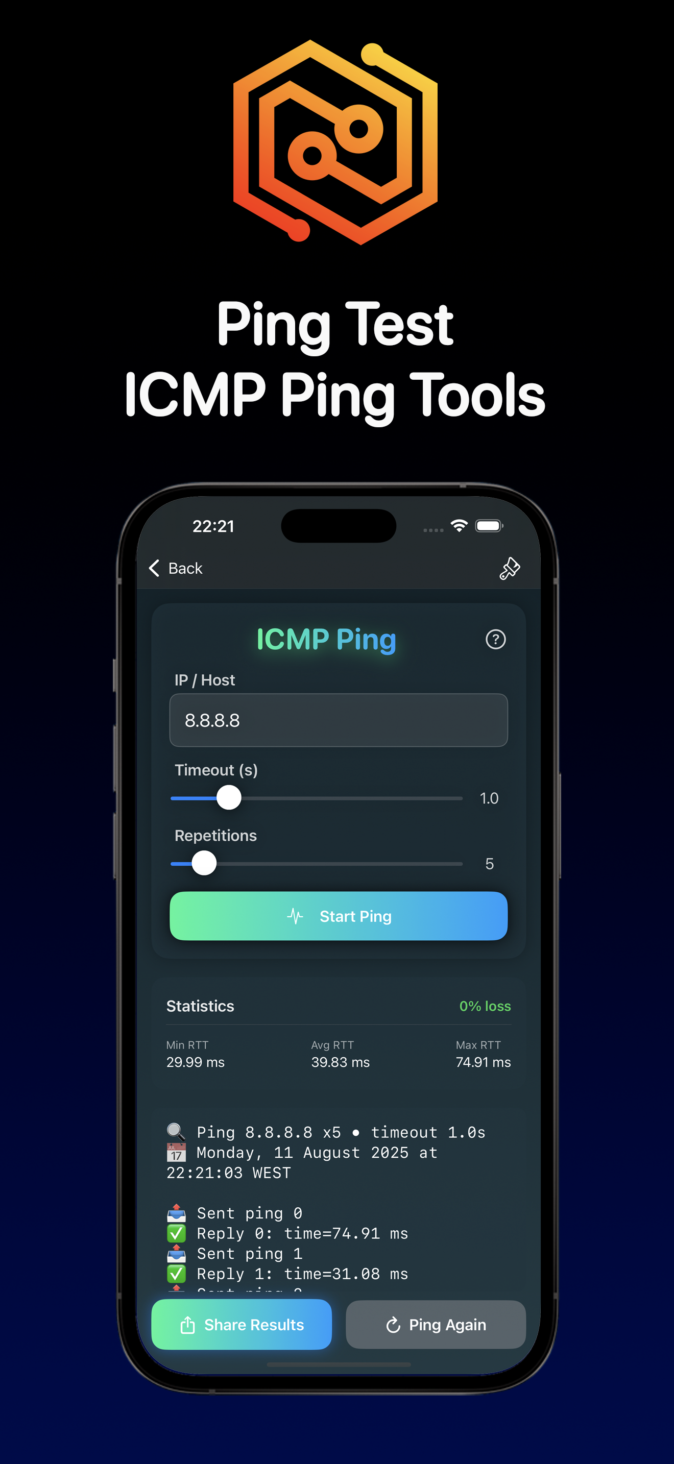 Wi-Fi Analyzer iPhone screenshot 3