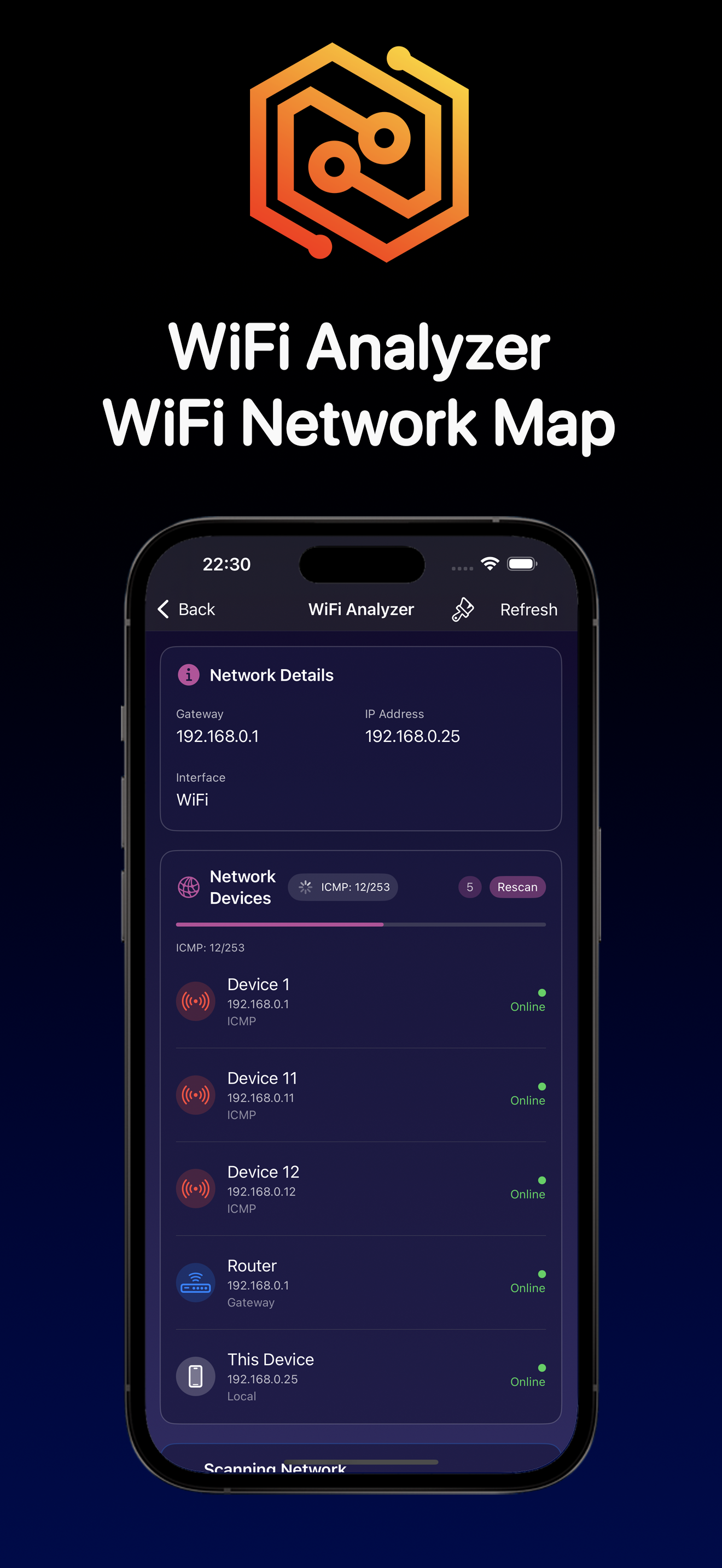 Wi-Fi Analyzer iPhone screenshot 5